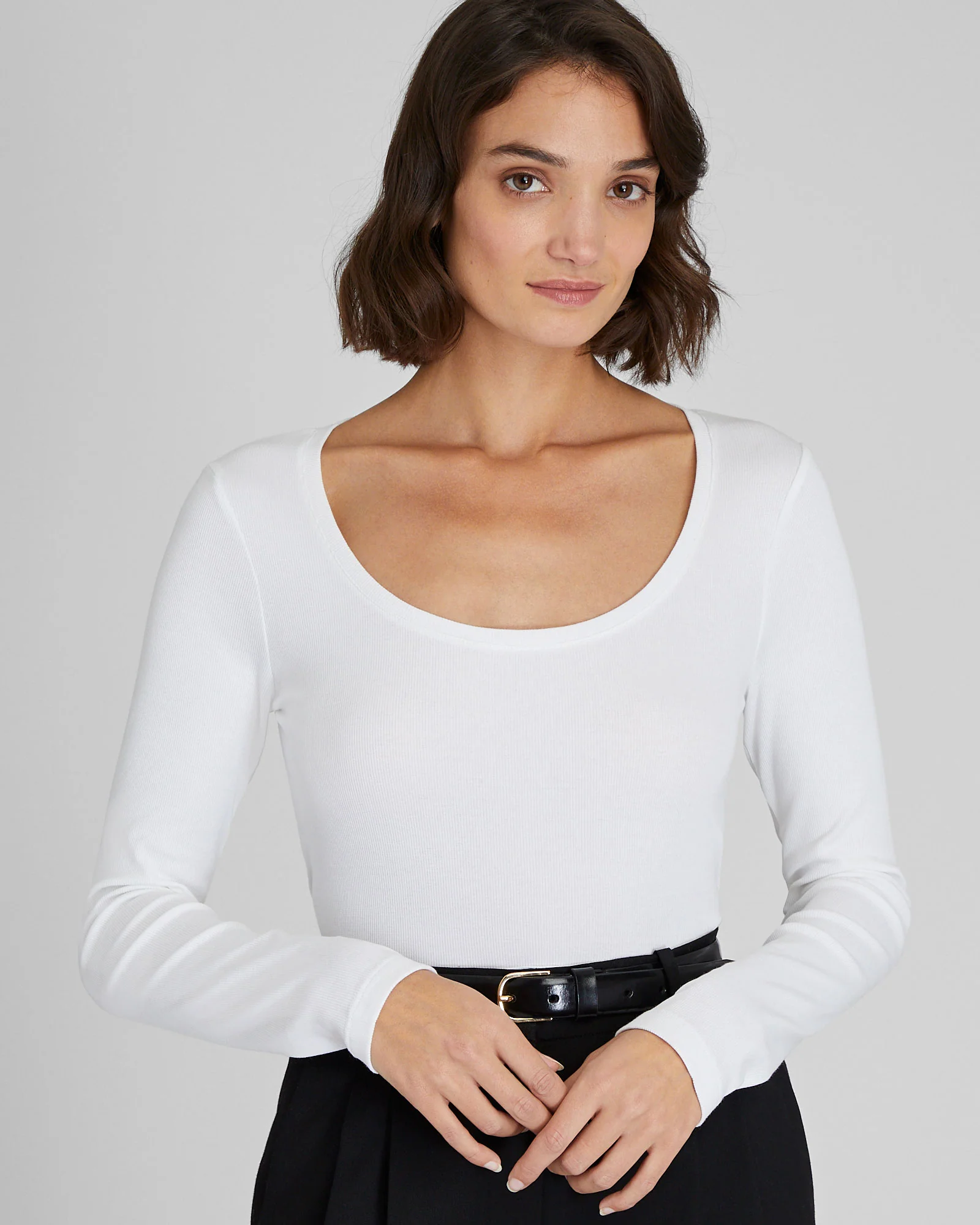 Carolena Scoop Neck Top