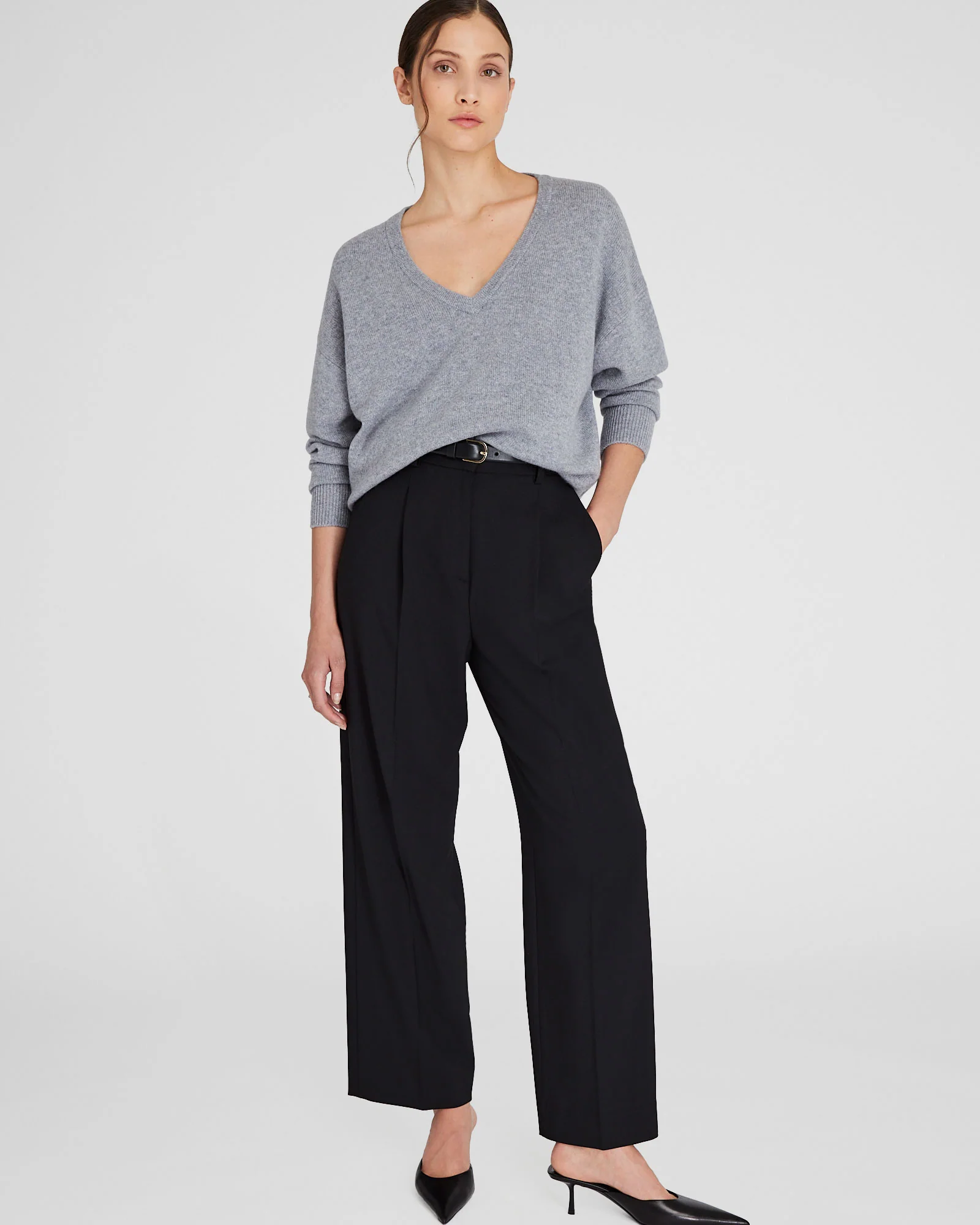 Cashmere V-Neck Sweater