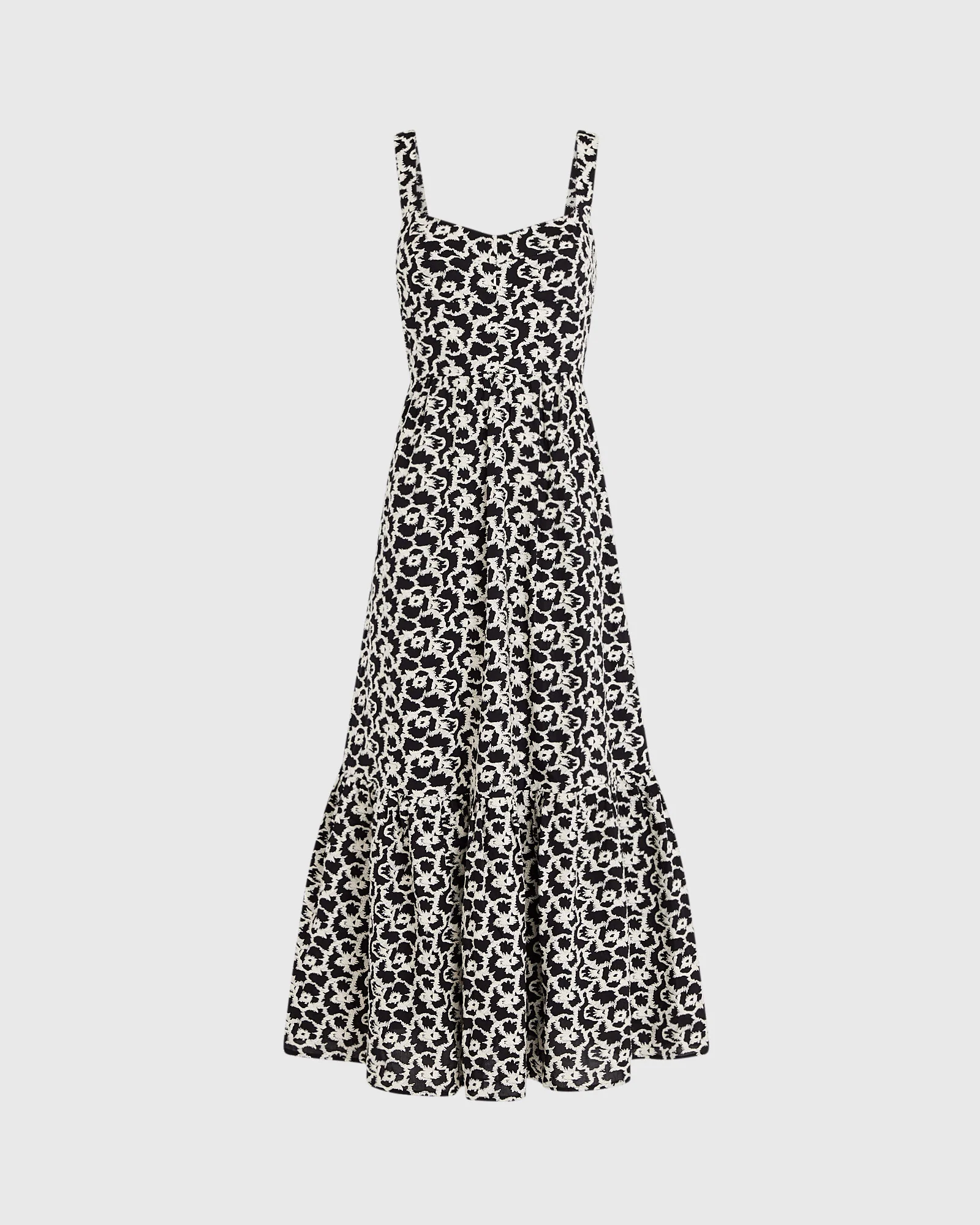 Shirred Tier Maxi Dress