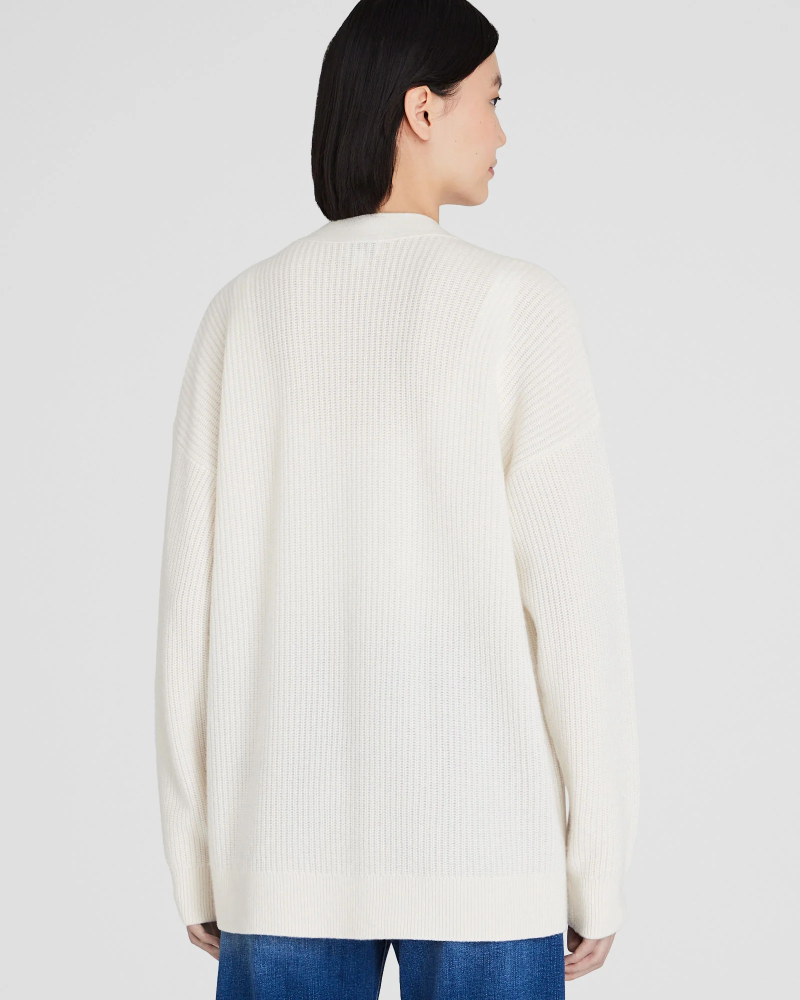 Cashmere Relaxed Knit Cardigan