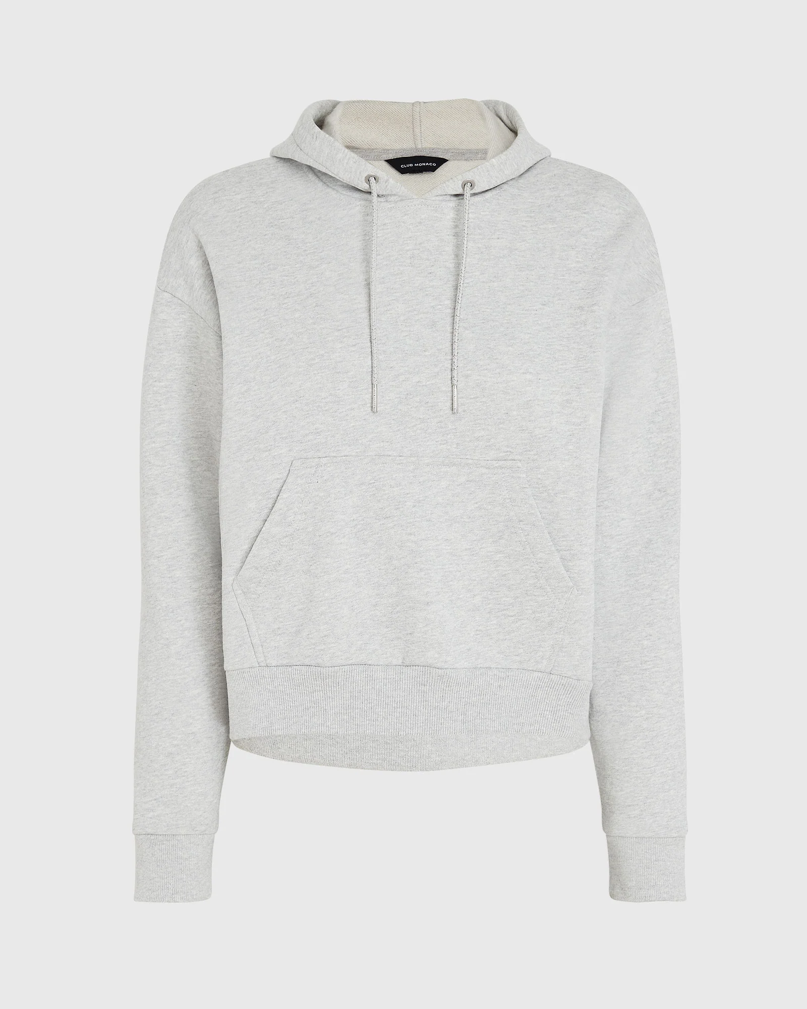 Classic Cropped Cotton Hoodie