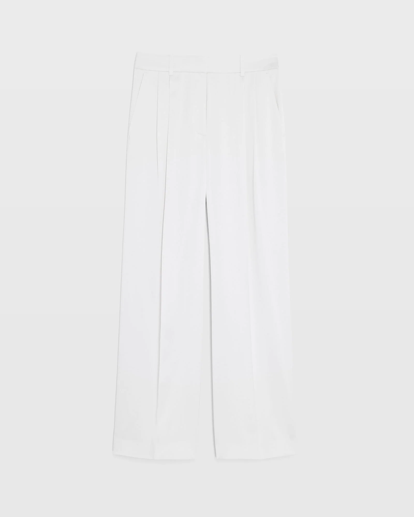 Silk Charmeuse Pleated Pant