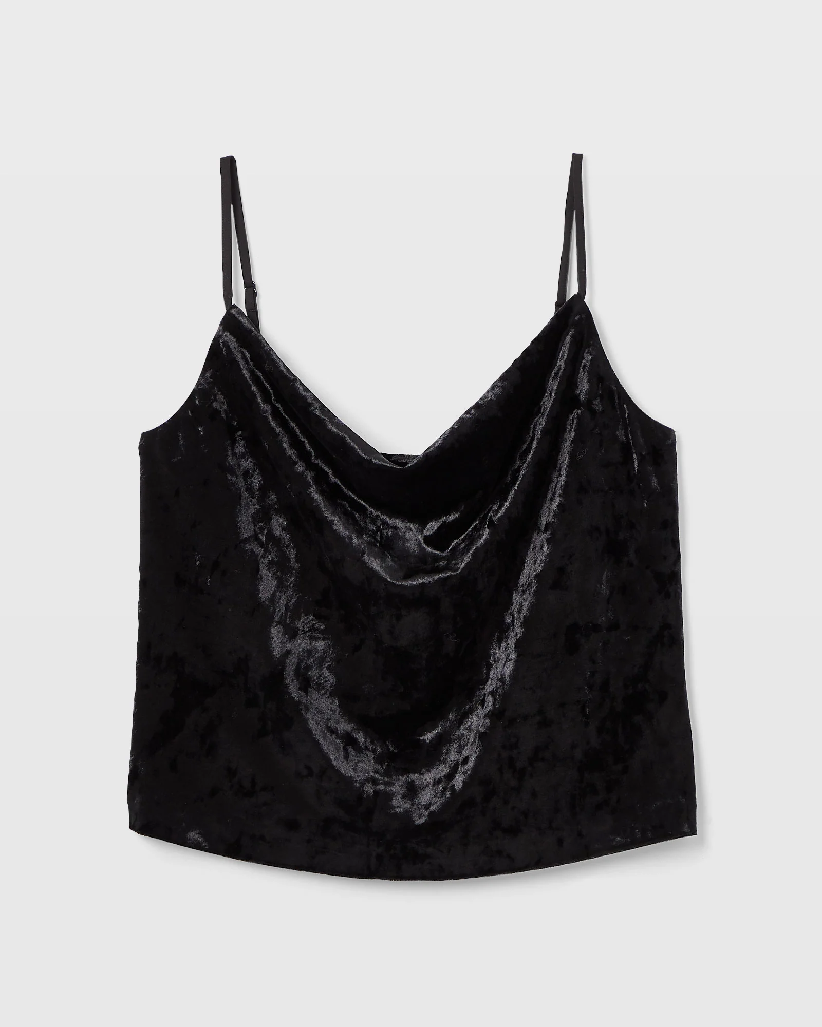 Crushed Velvet Cowl Neck Cami