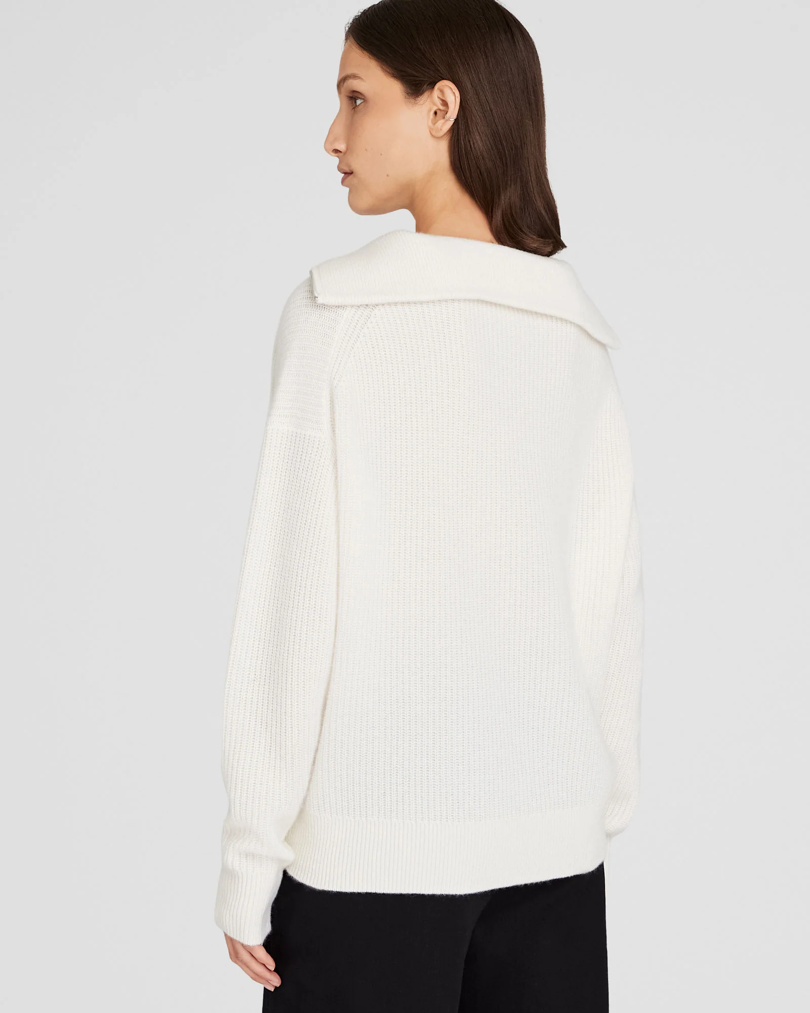 Cashmere Quarter-Zip Sweater