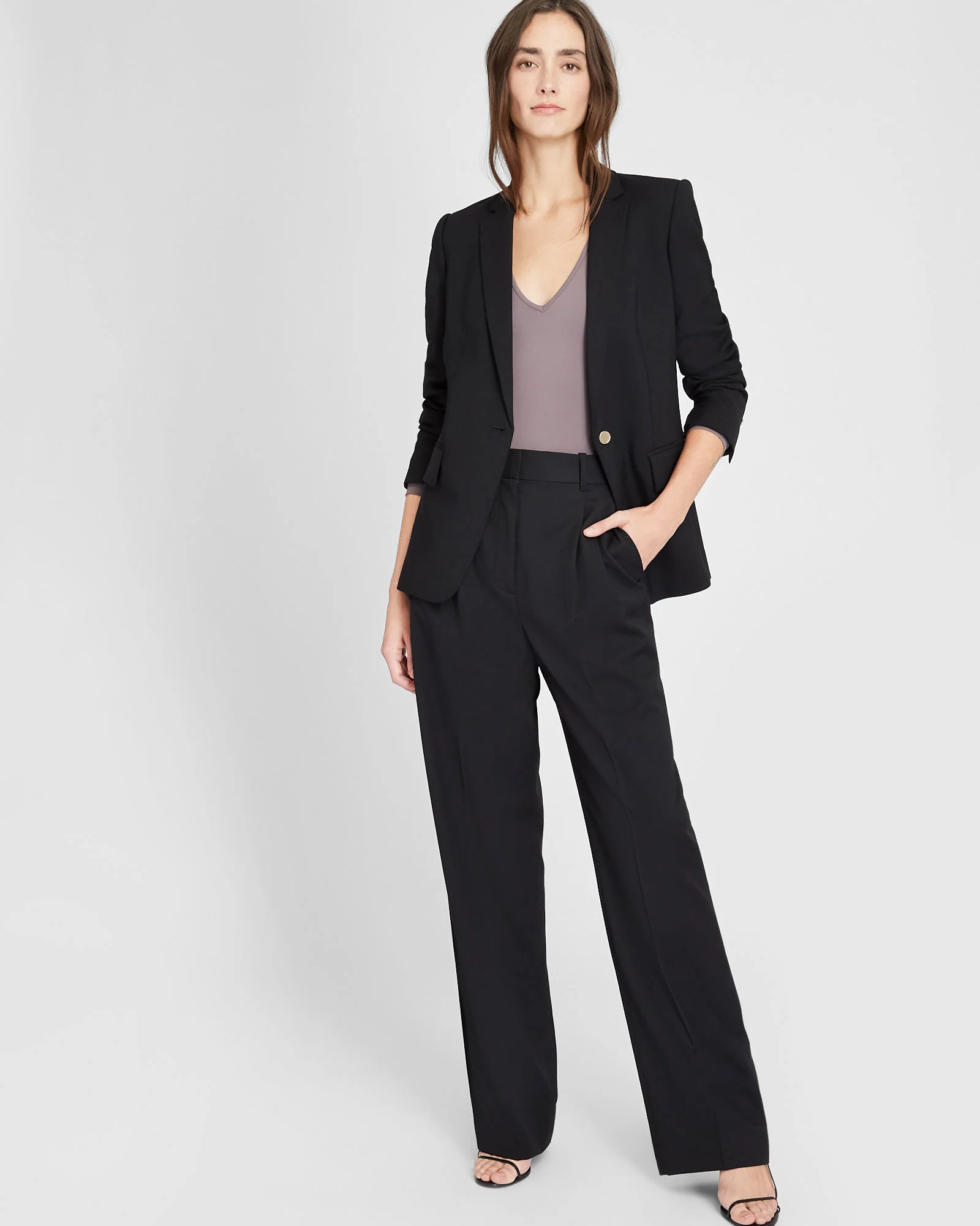 Long Sleeve V-Neck Bodysuit