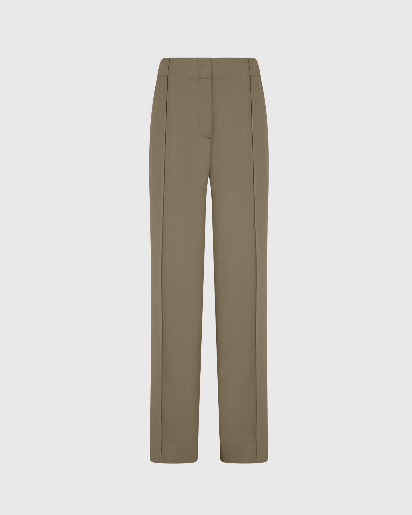 High-Rise Fluid Crepe Trouser