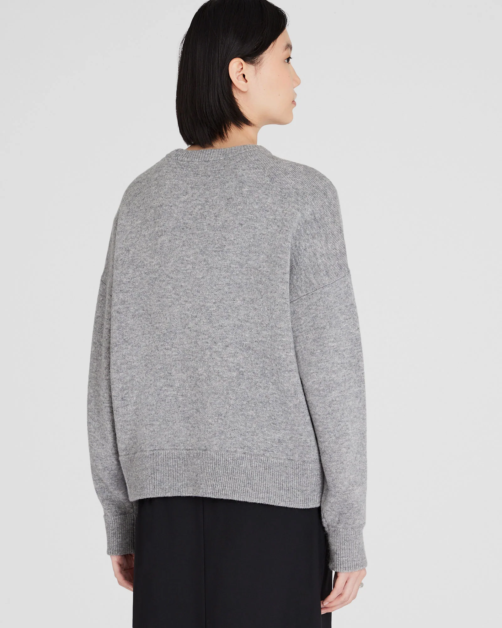 Cashmere Blend Double-Faced Sweatshirt