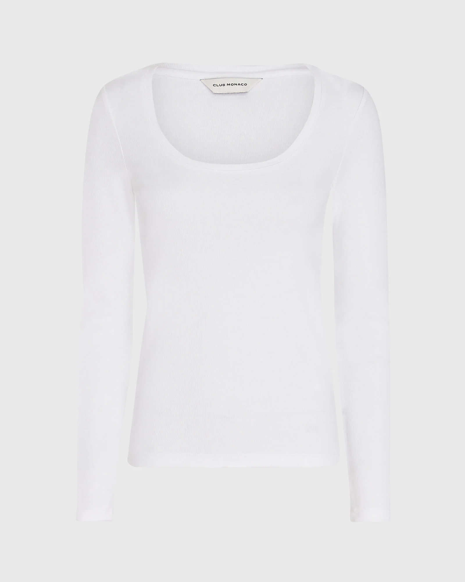Bowee Long-Sleeve Scoop Neck Tee