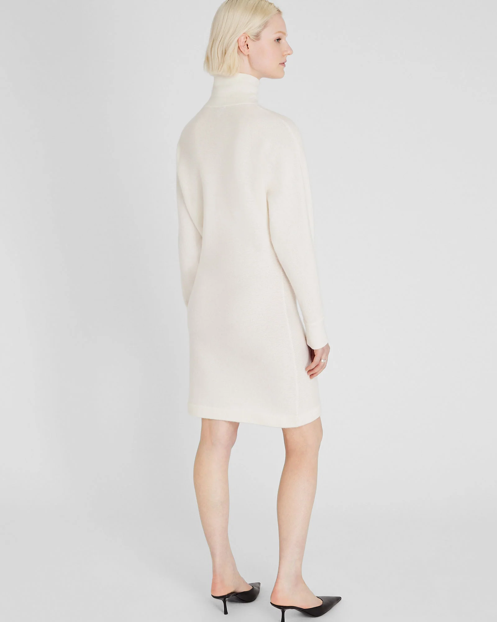 Cashmere Turtleneck Mini Dress