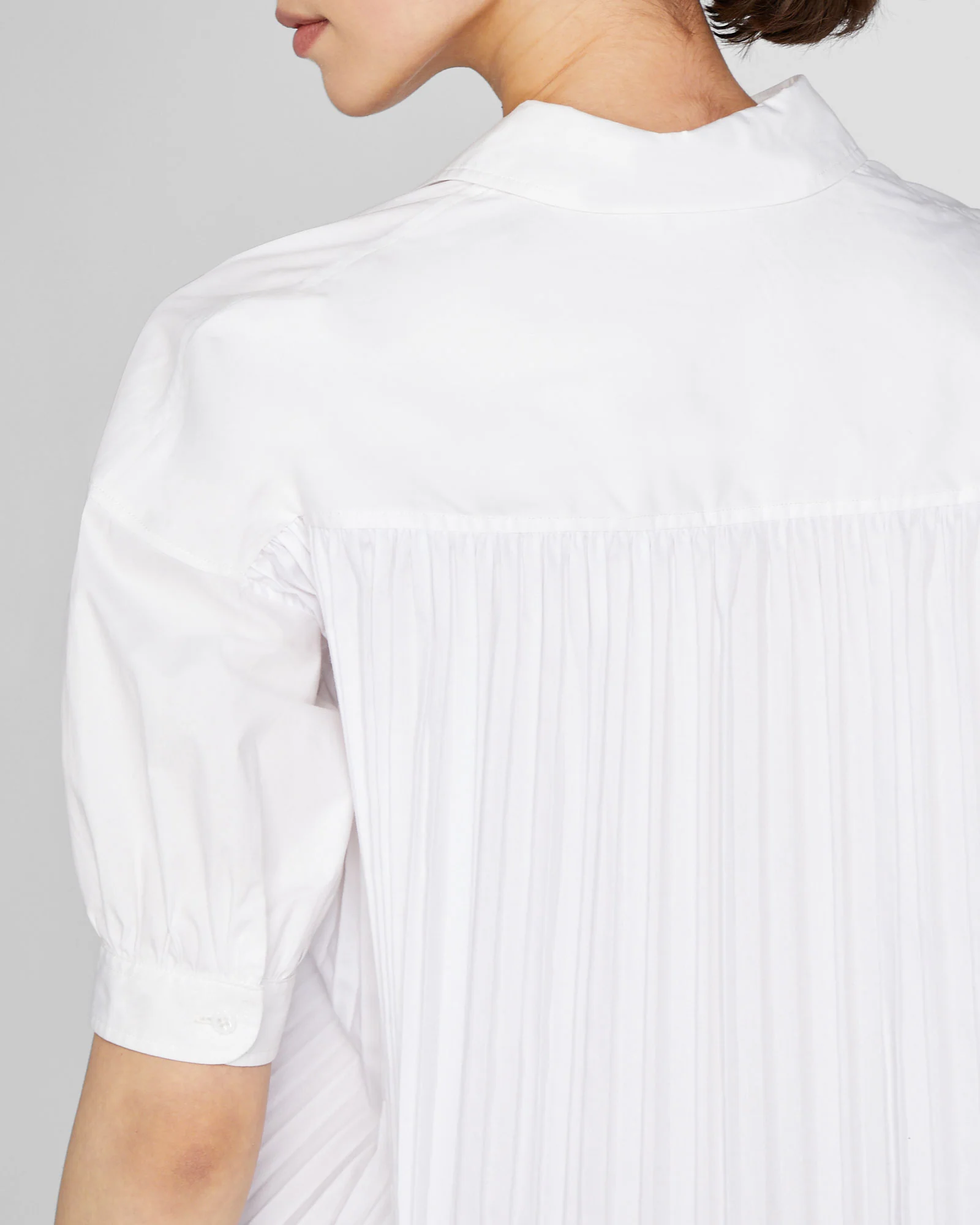 Novel Pleated Shirt Dress