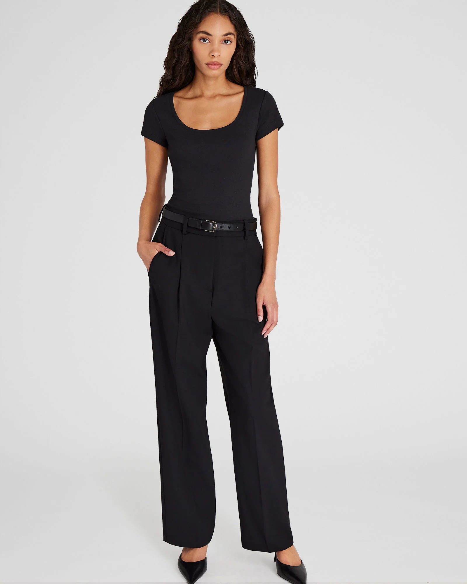 Bowee Scoop Neck Tee