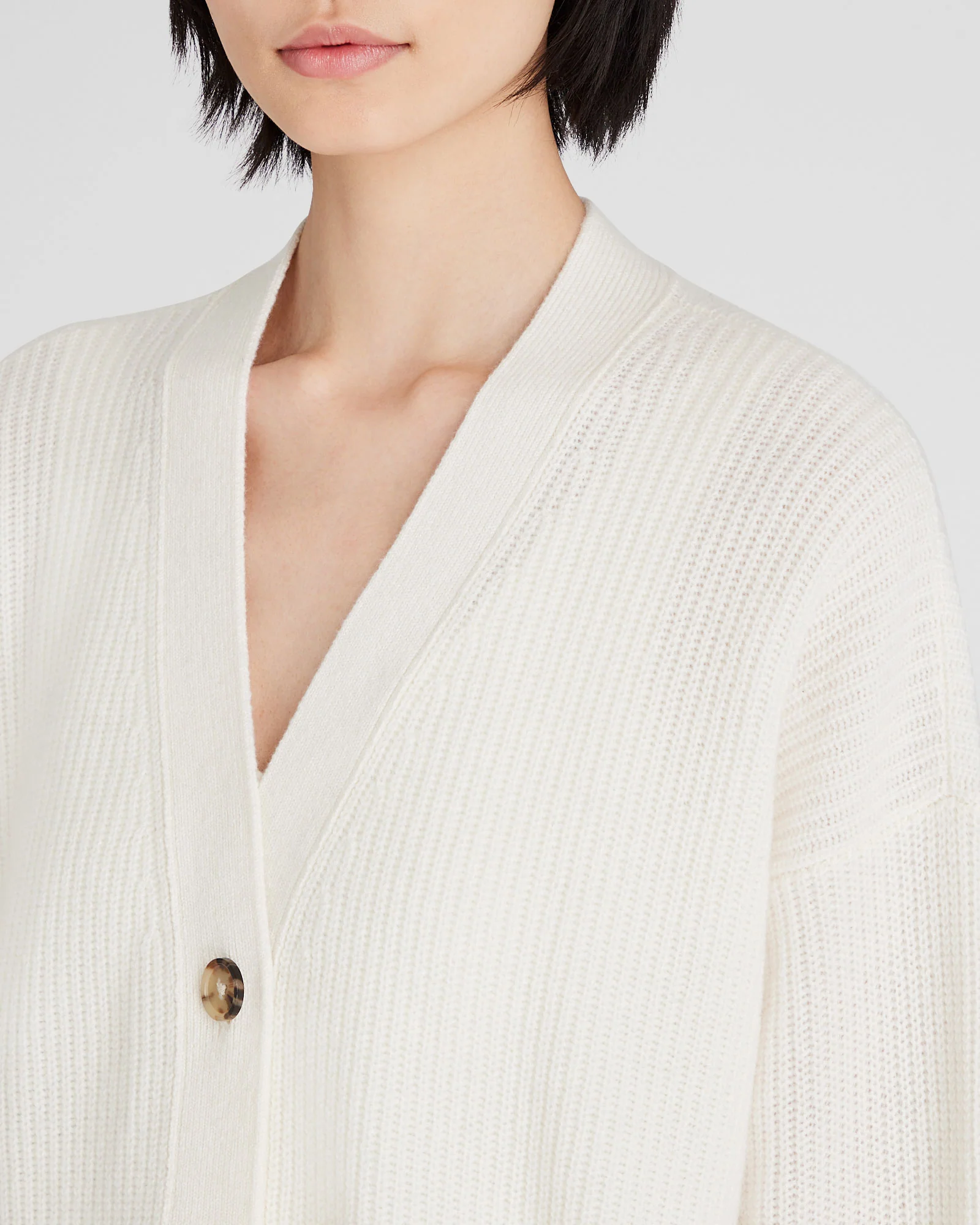 Cashmere Relaxed Knit Cardigan