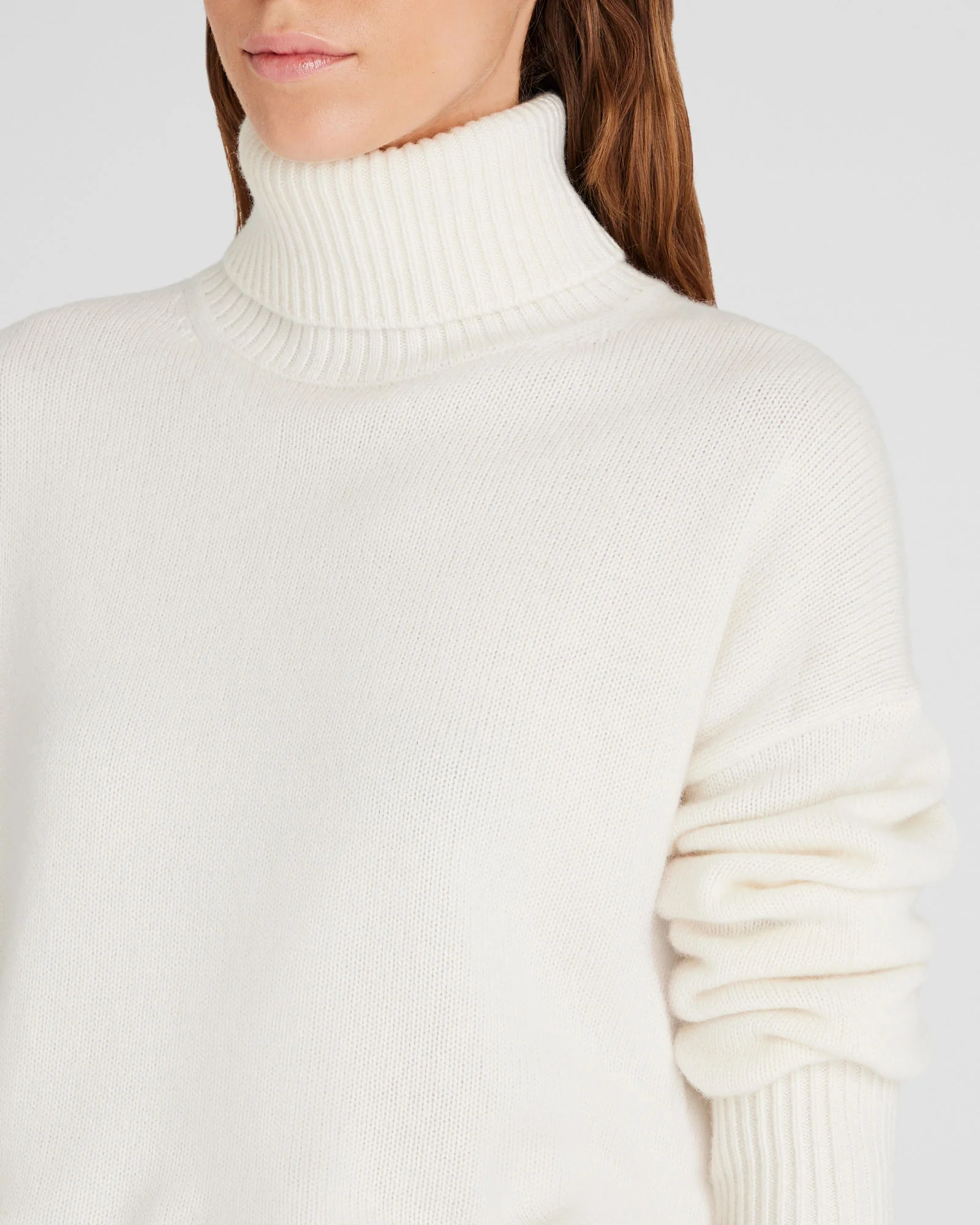 Cashmere Turtleneck Pullover Sweater