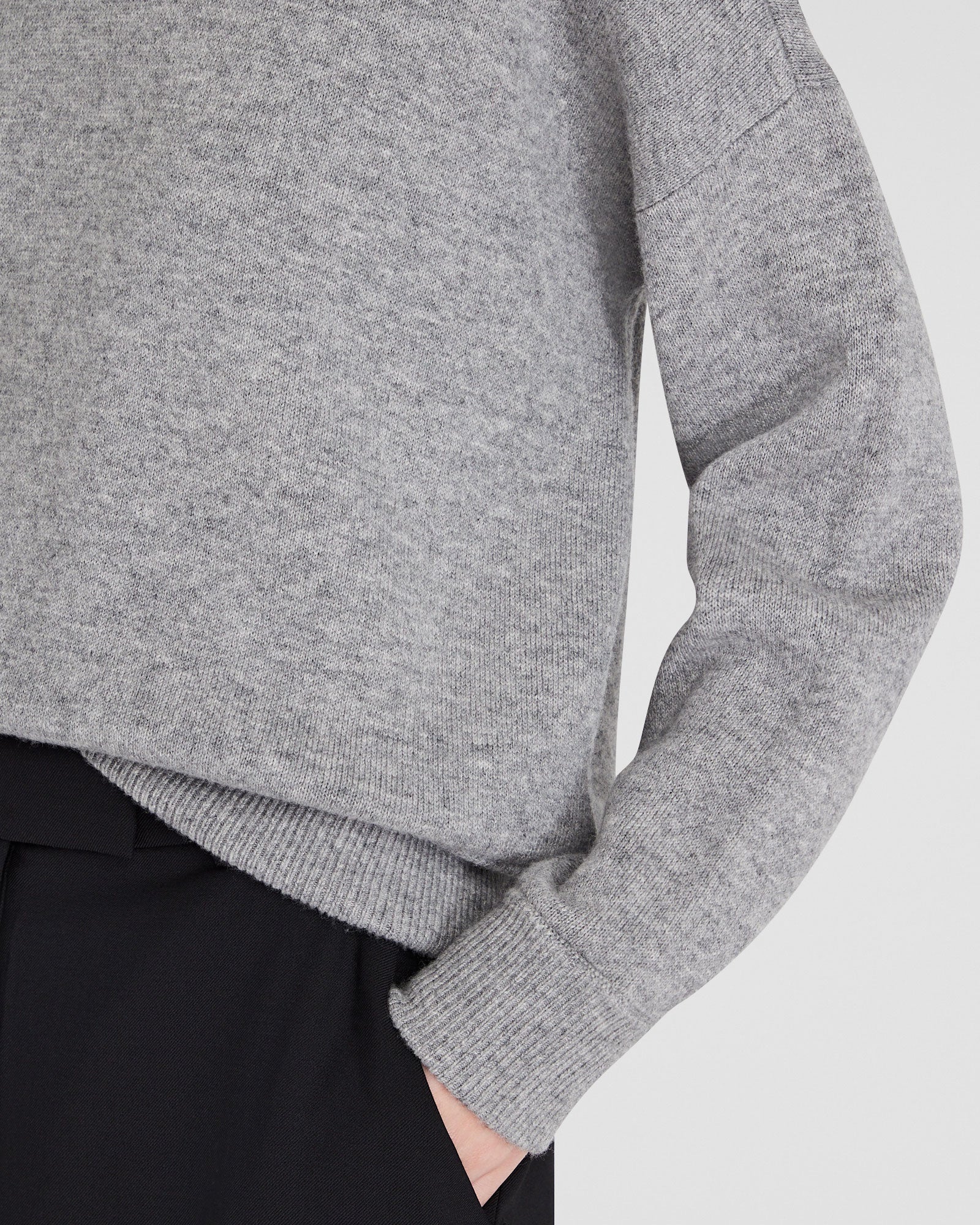 Cashmere Blend Double-Faced Sweatshirt