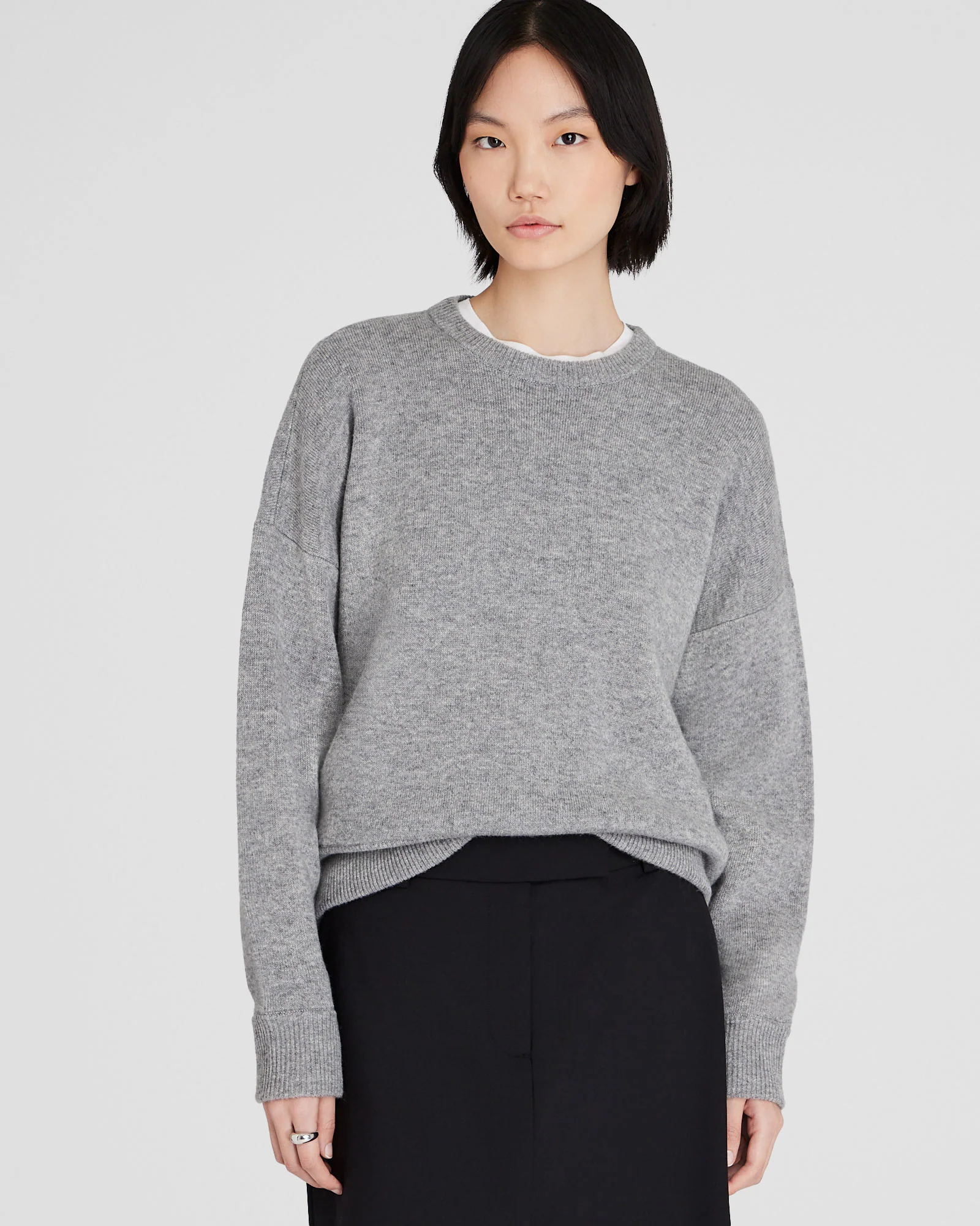 Cashmere Blend Double-Faced Sweatshirt