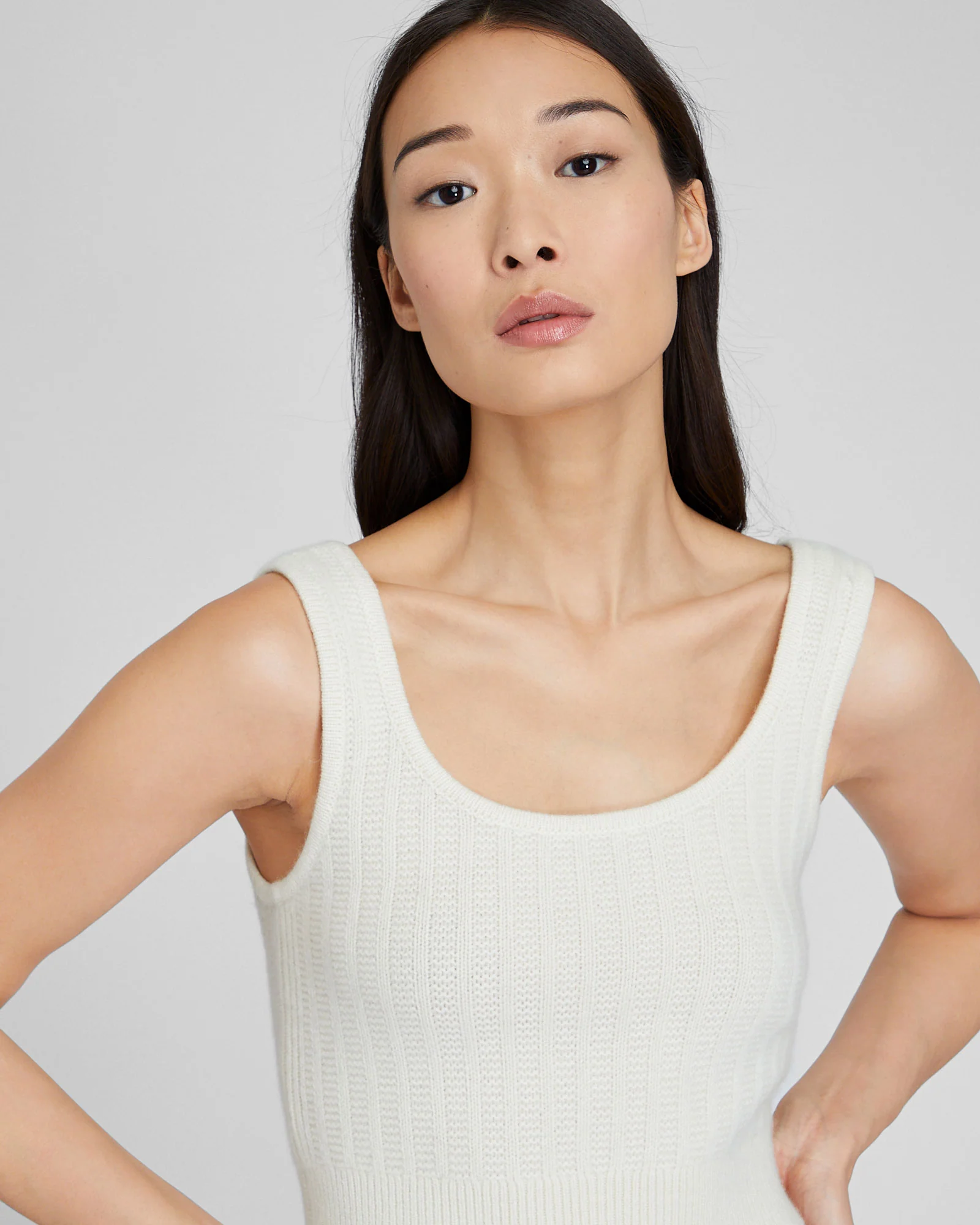 Textured Cashmere Shell