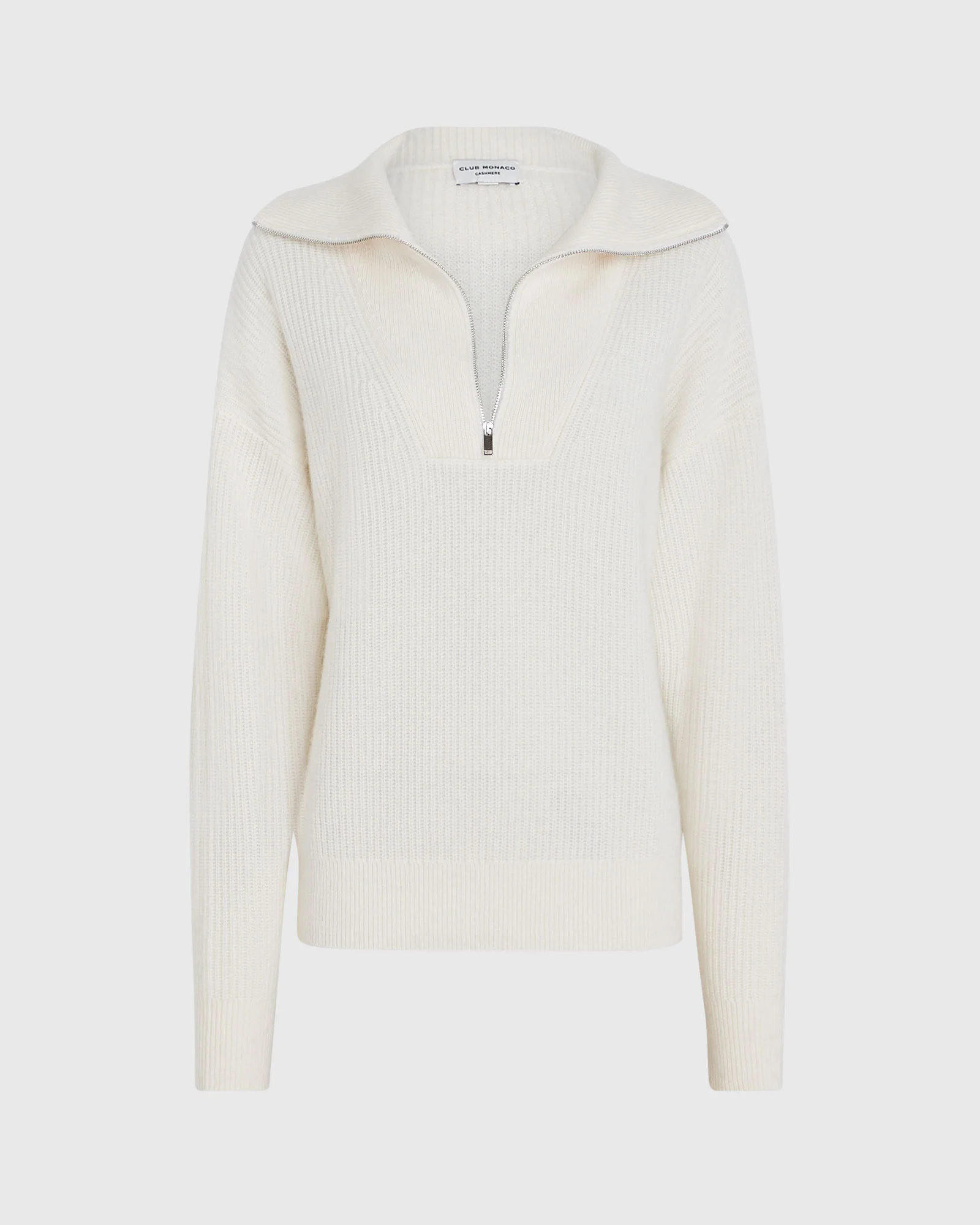 Cashmere Quarter-Zip Sweater