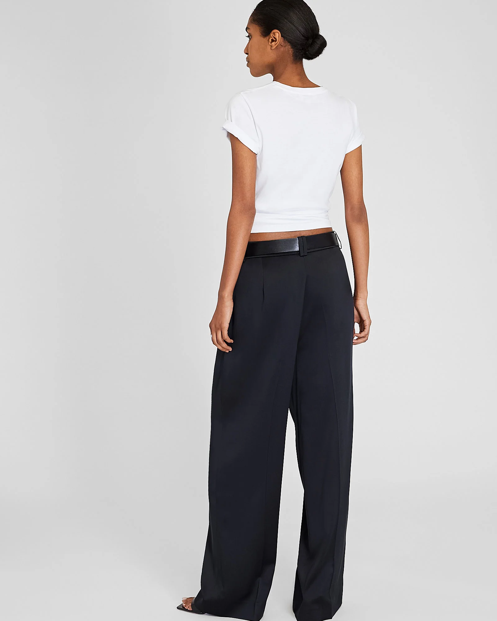 Silk Charmeuse Pleated Pant