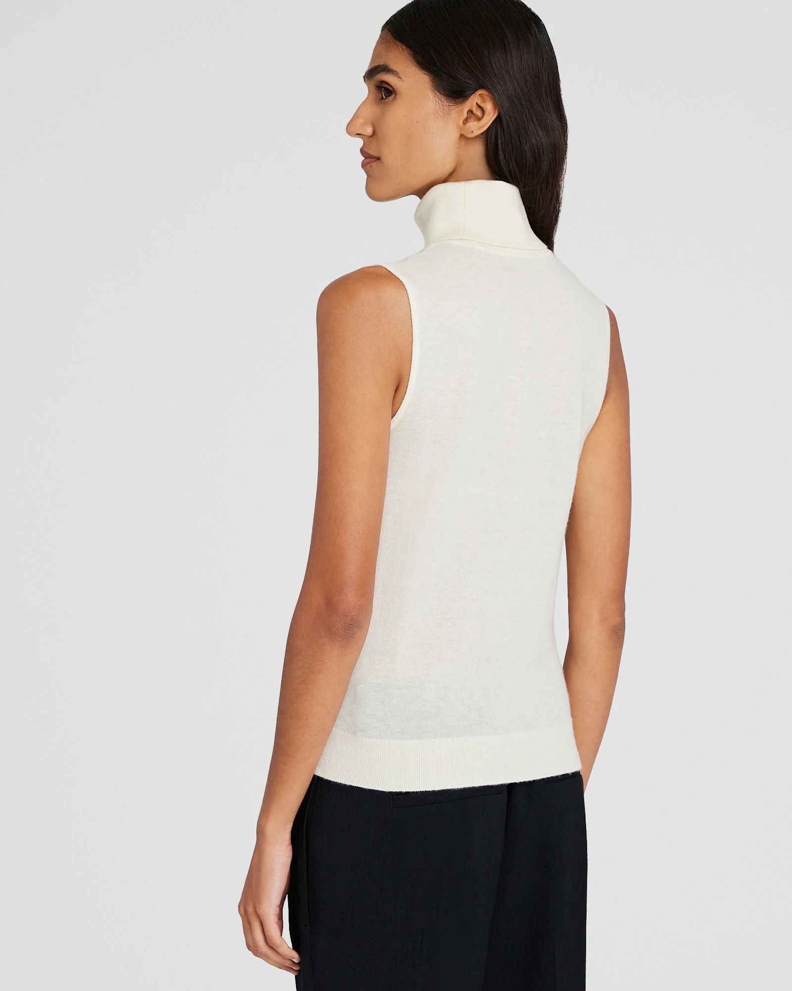Cashmere Turtleneck Shell