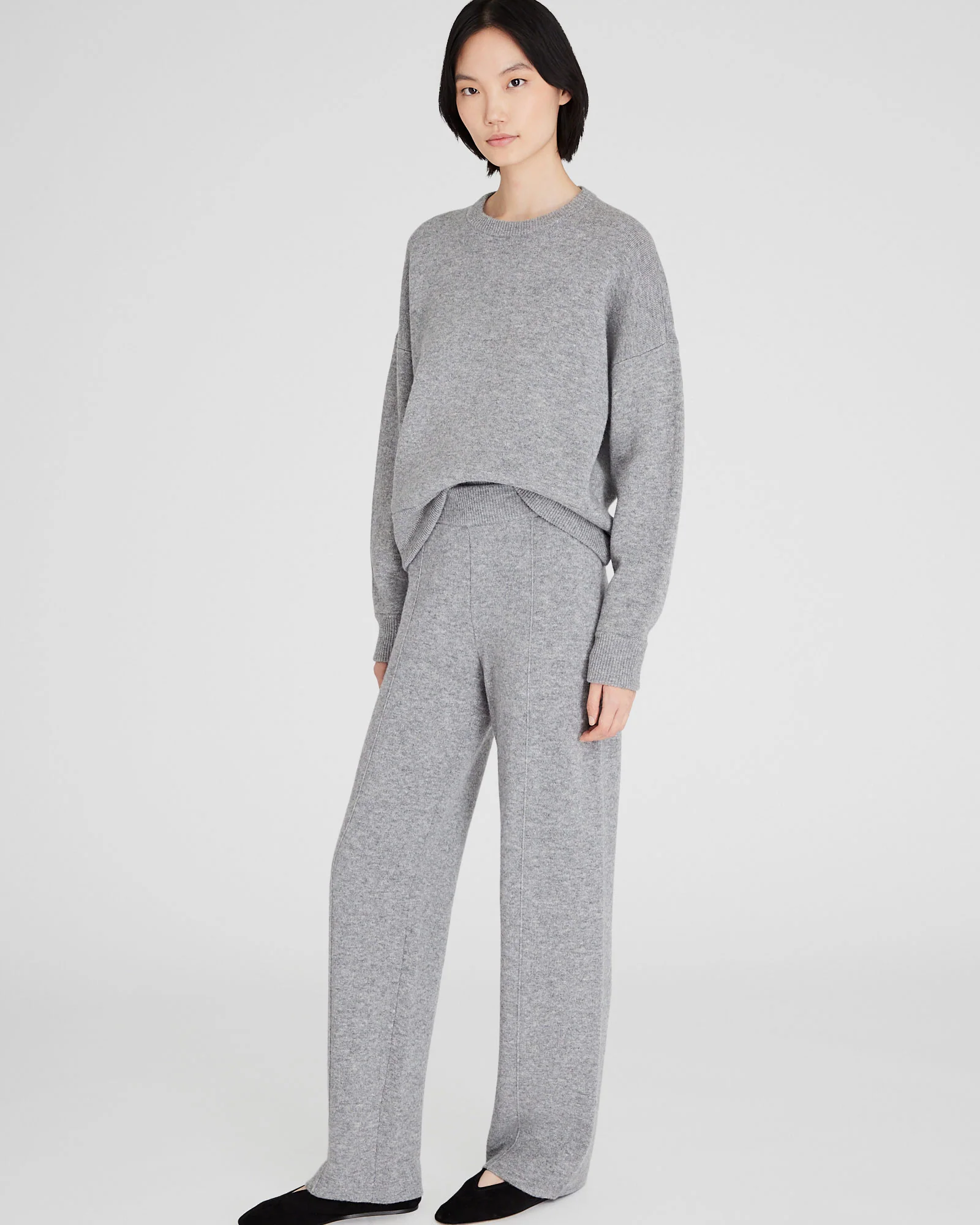 Cashmere Blend Double-Faced Pant