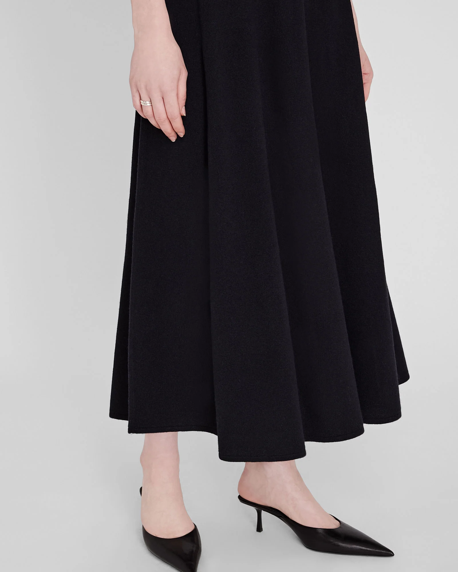 Sleeveless Turtleneck Maxi Dress