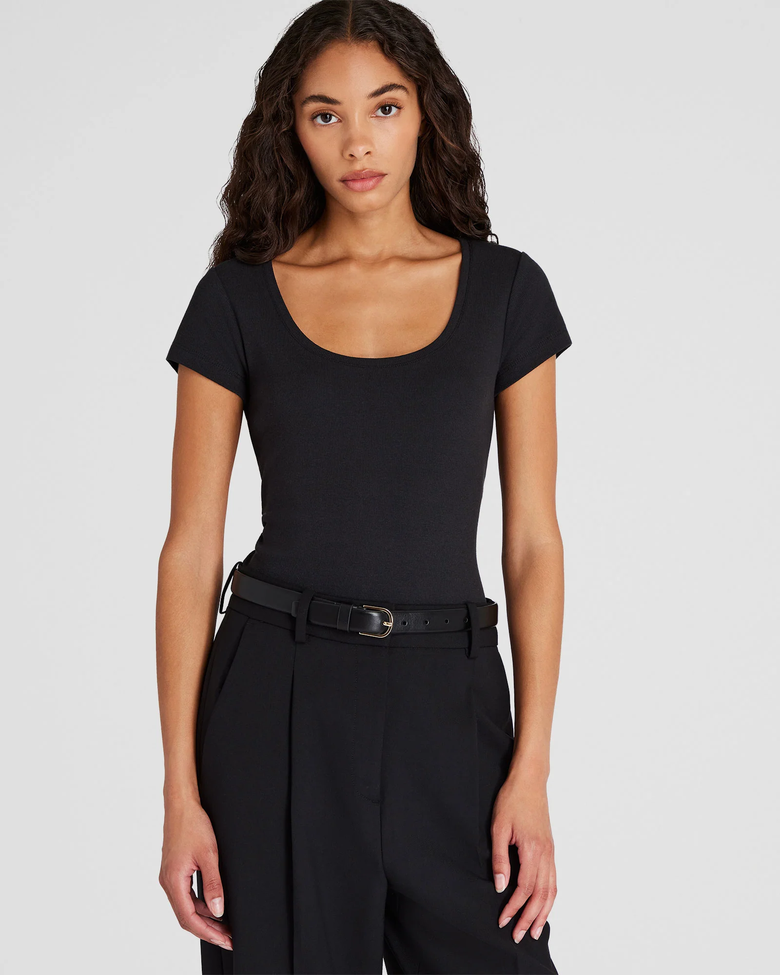 Bowee Scoop Neck Tee