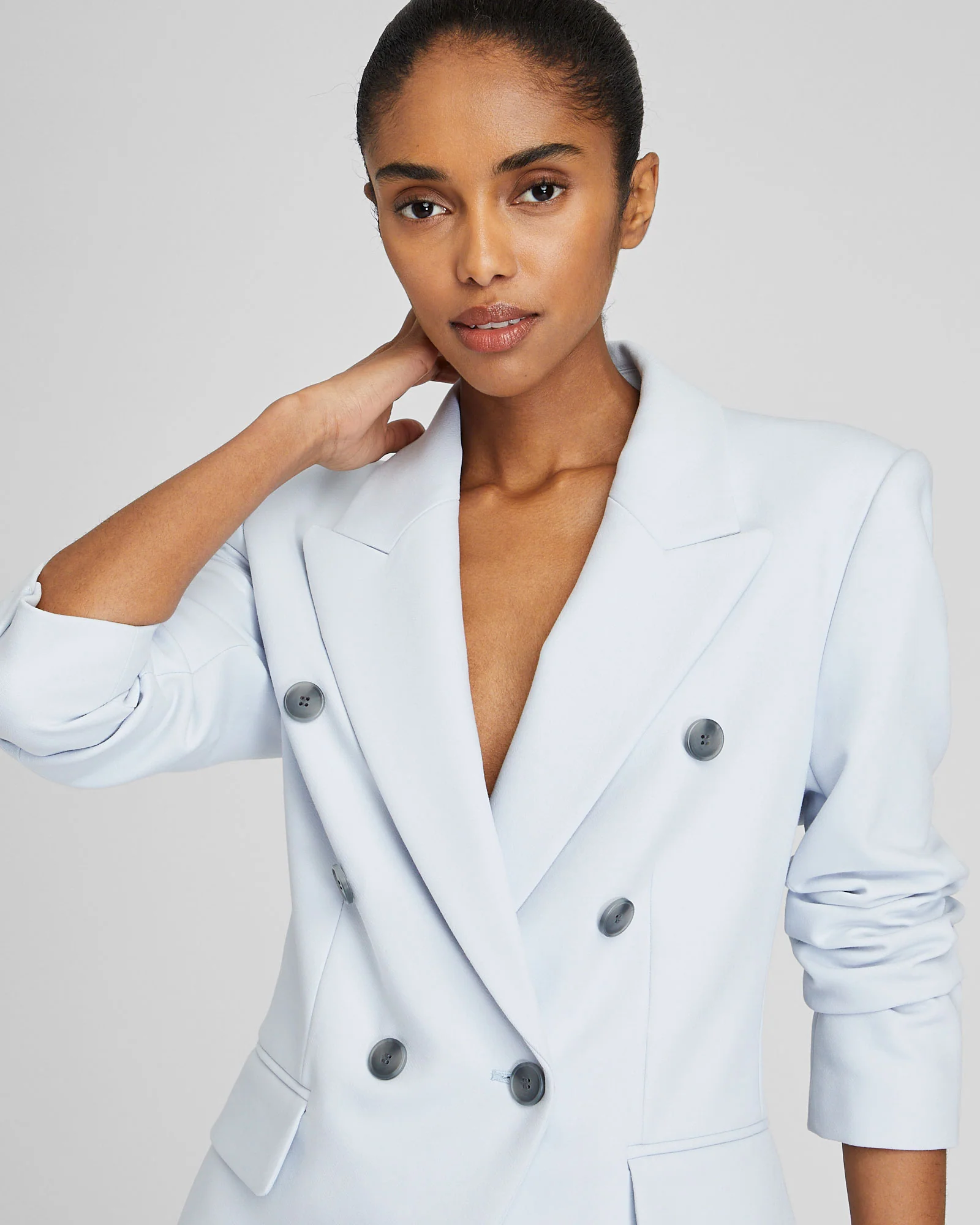 Classic Cutaway Double Breasted Blazer