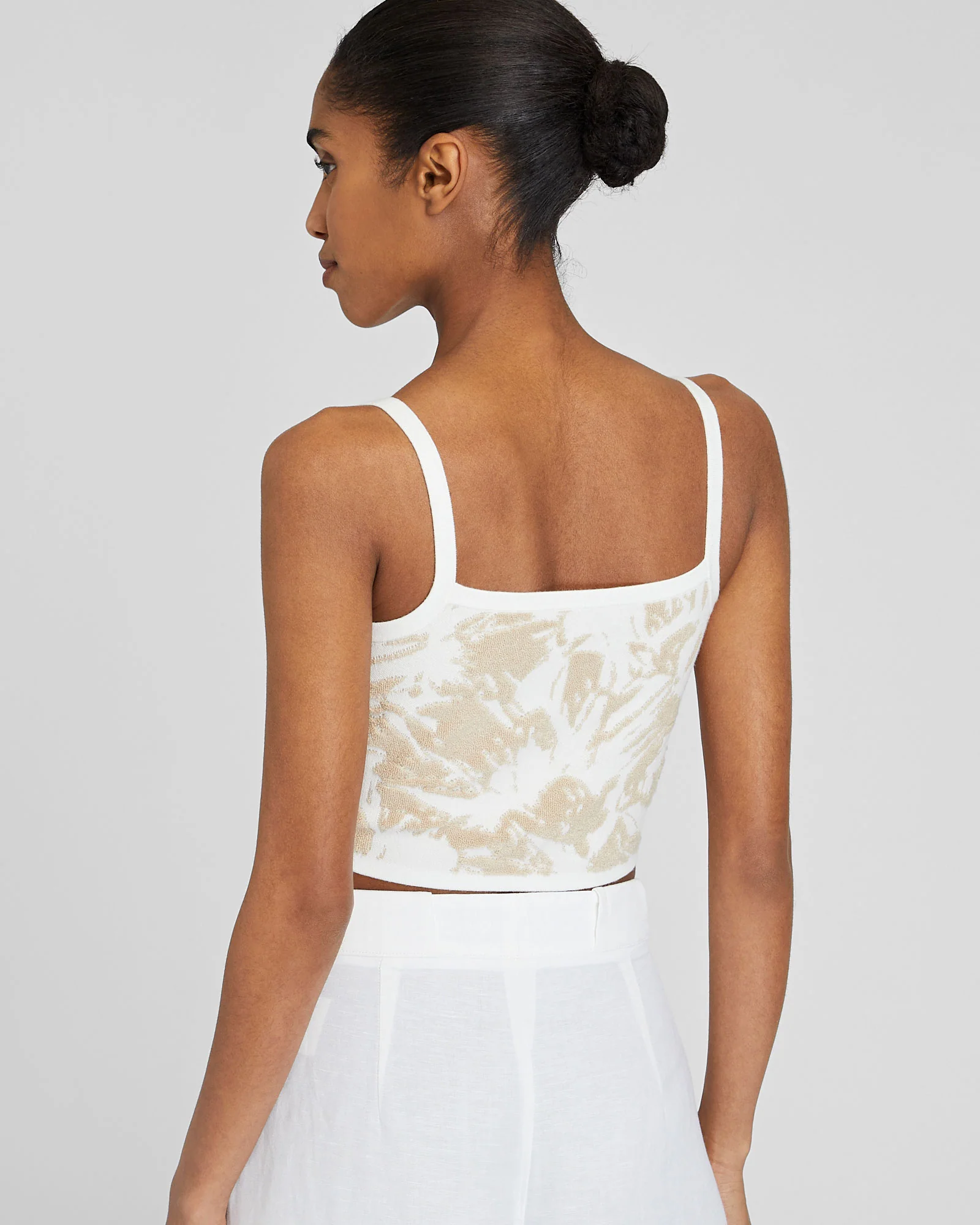 Loop Jacquard Sweater Tank