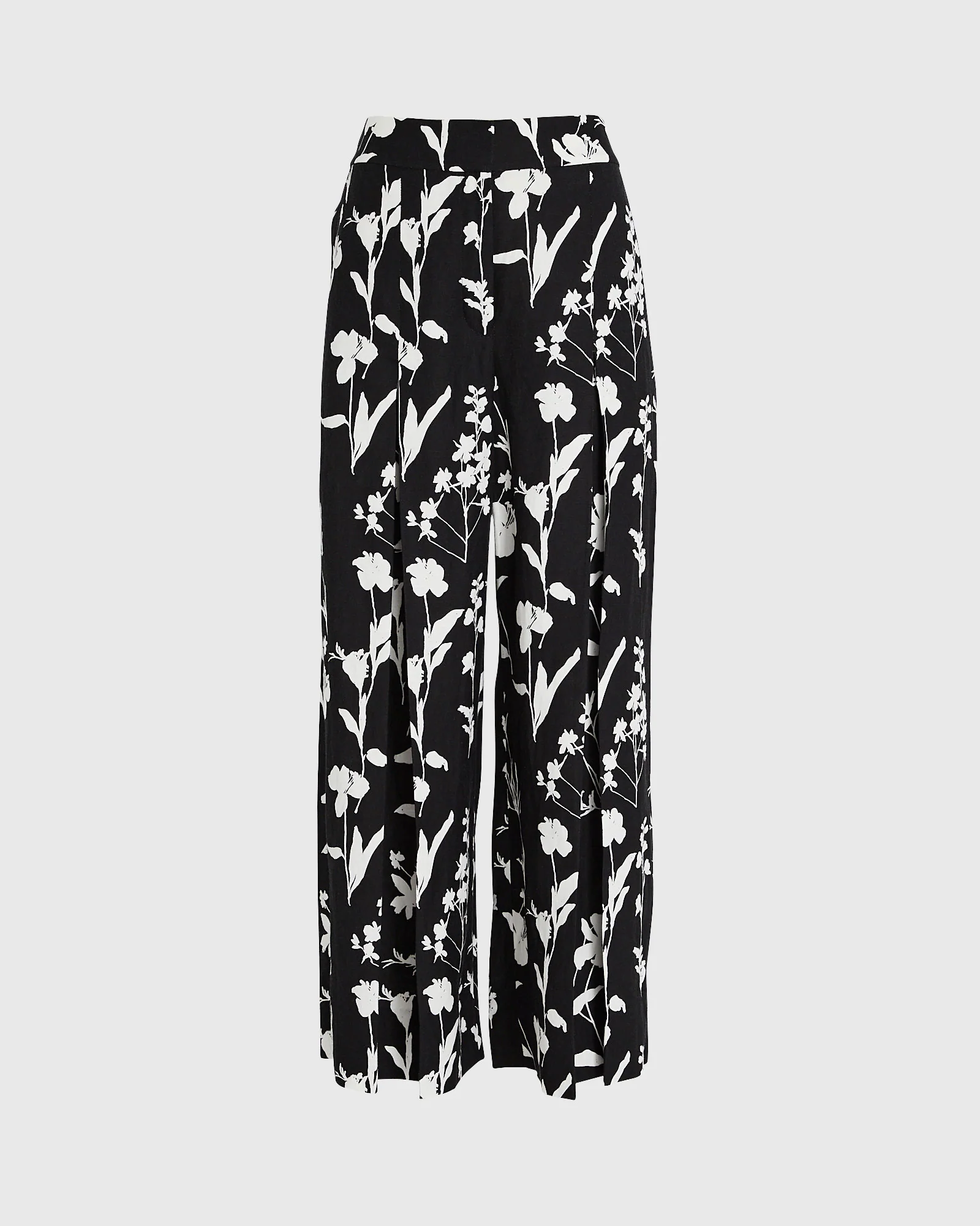 Printed Pleat Detail Elasticated Pant