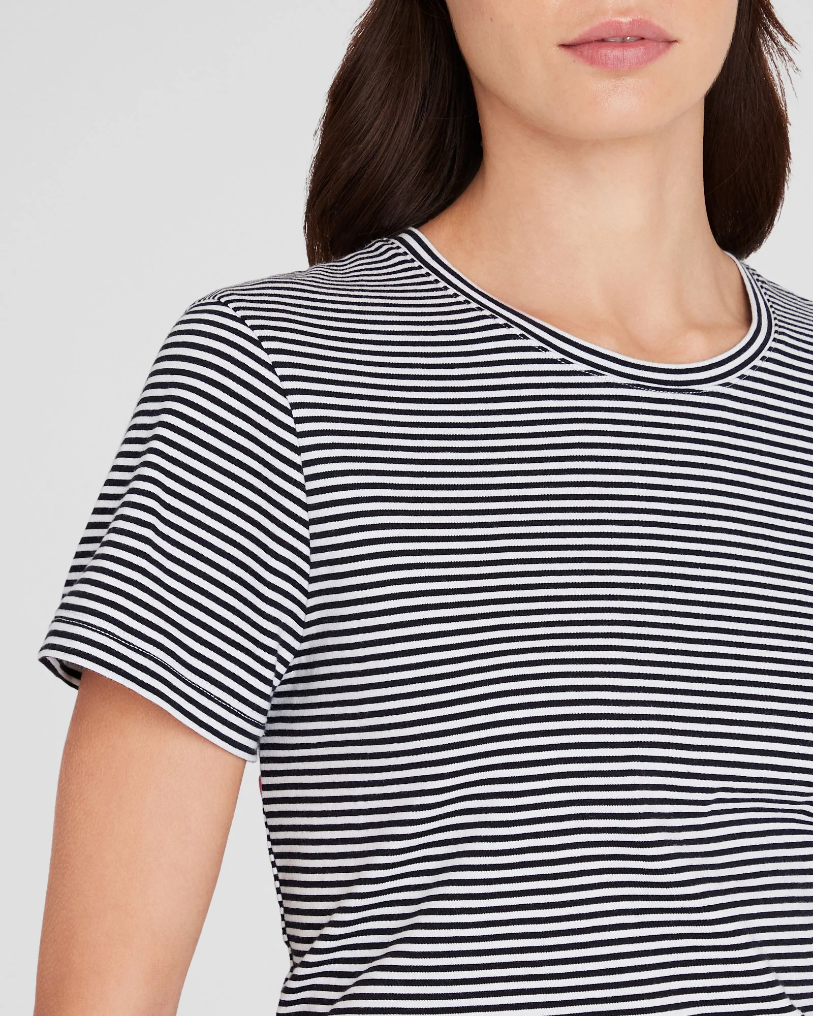 The Striped Crew Neck Tee