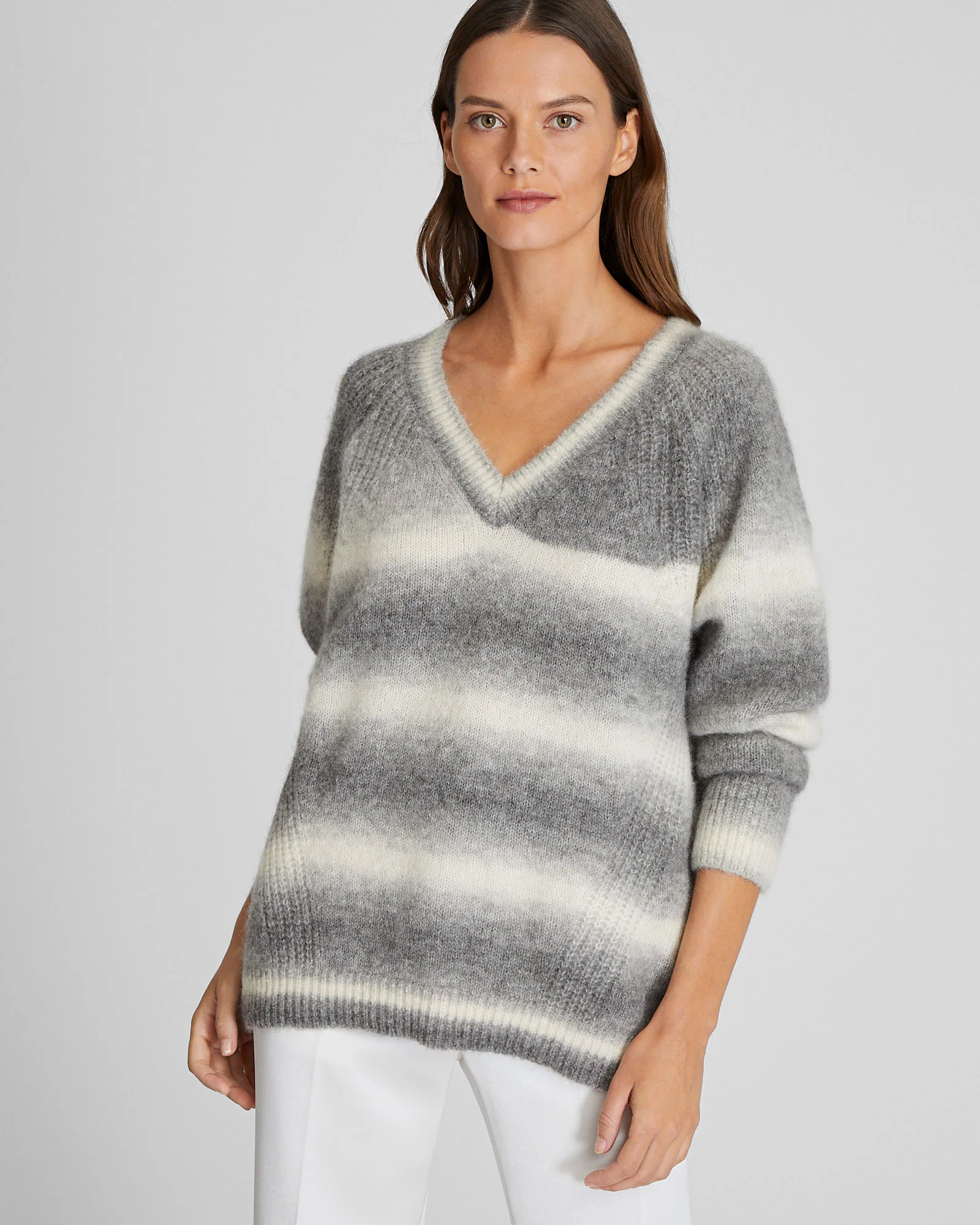 Alpaca V-Neck Sweater