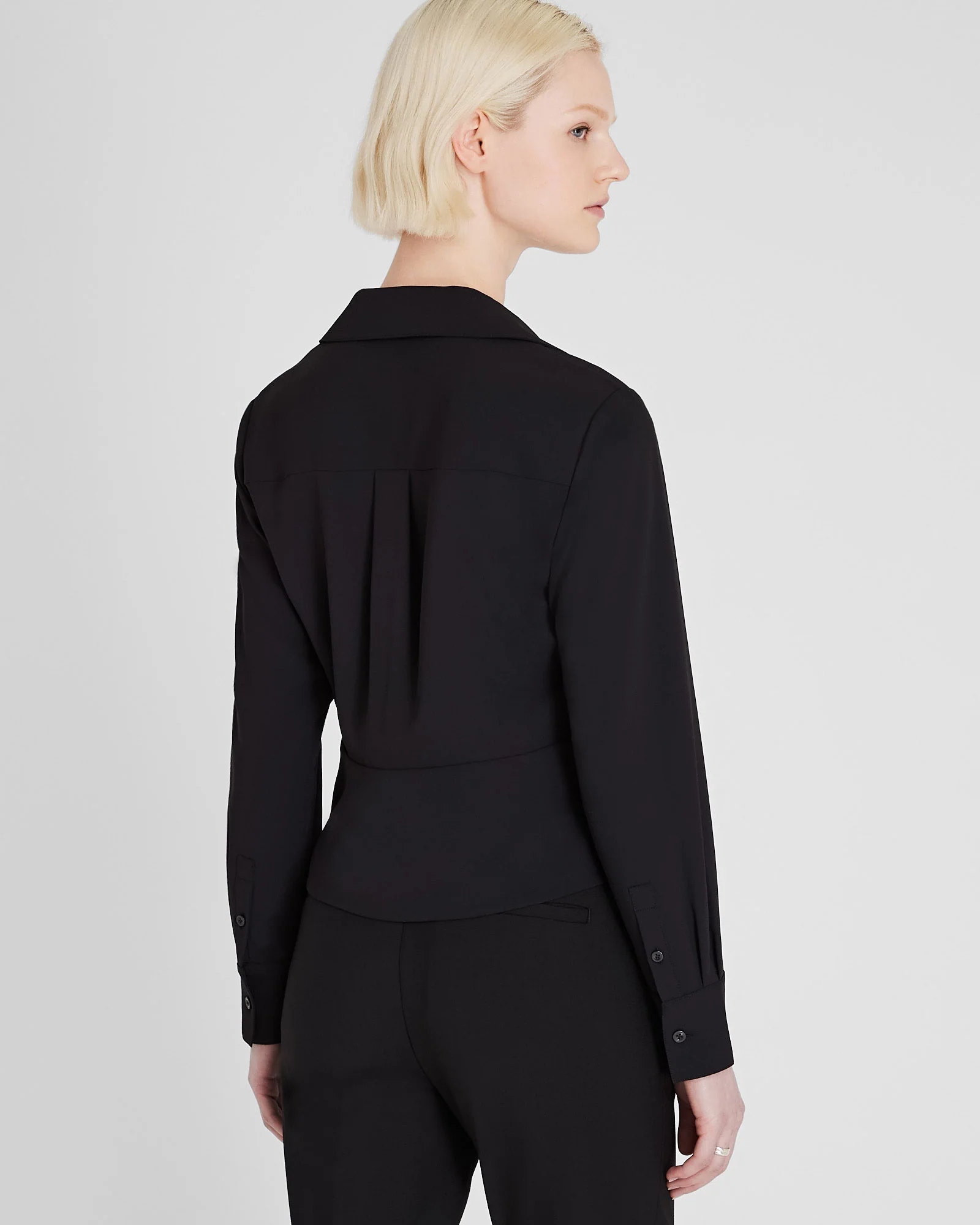 Waisted Collared Shirt