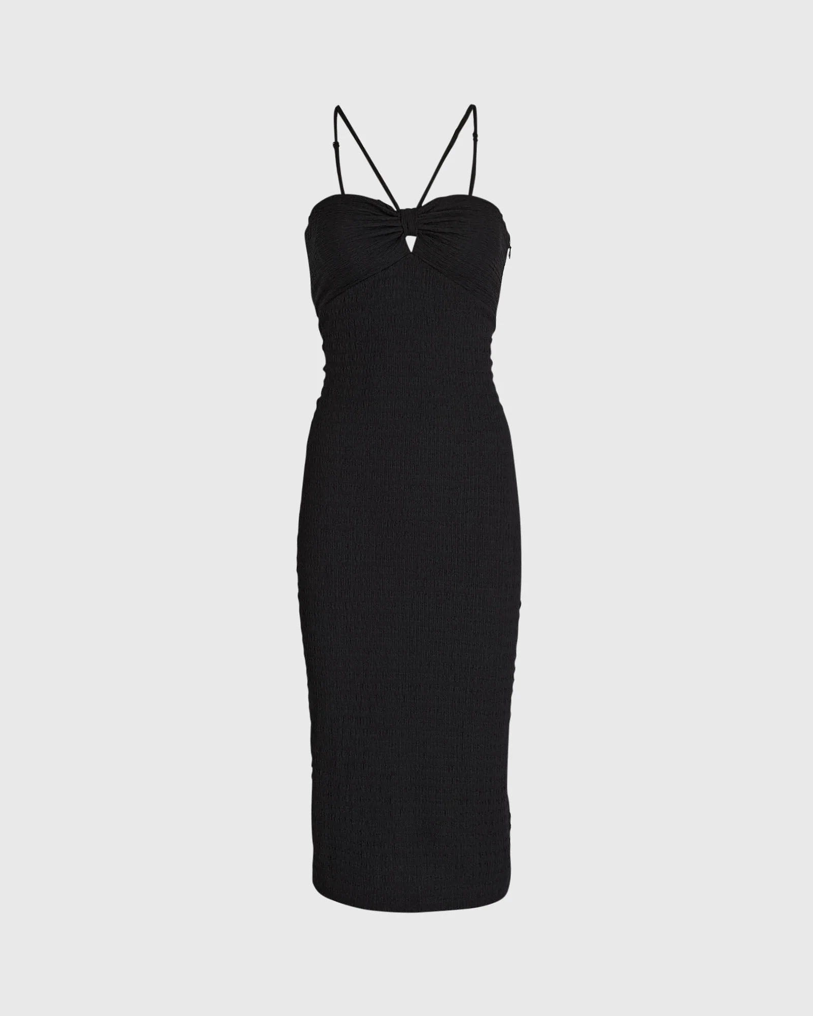 Mock Smock Midi Dress