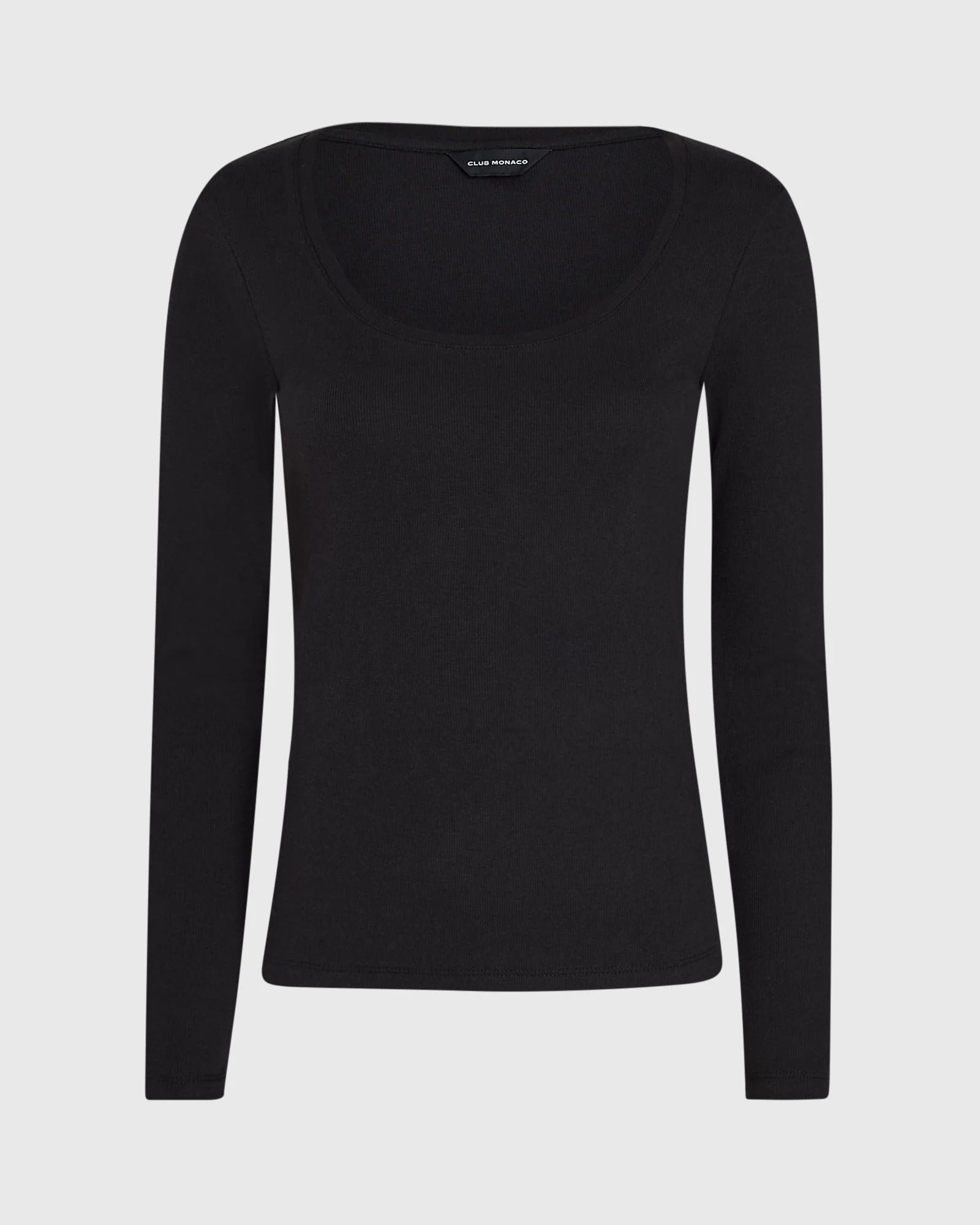 Bowee Long-Sleeve Scoop Neck Tee