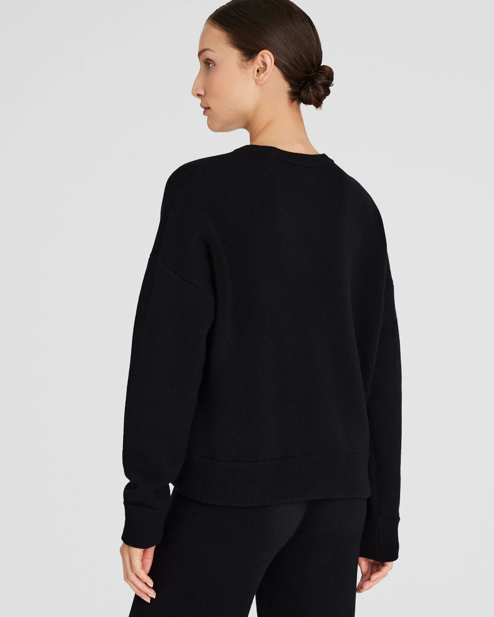 Cashmere Blend Double-Faced Sweatshirt