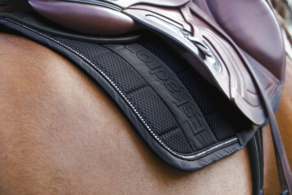 BIG SQUARE MESH CRYSTAL<br>SADDLE CLOTH