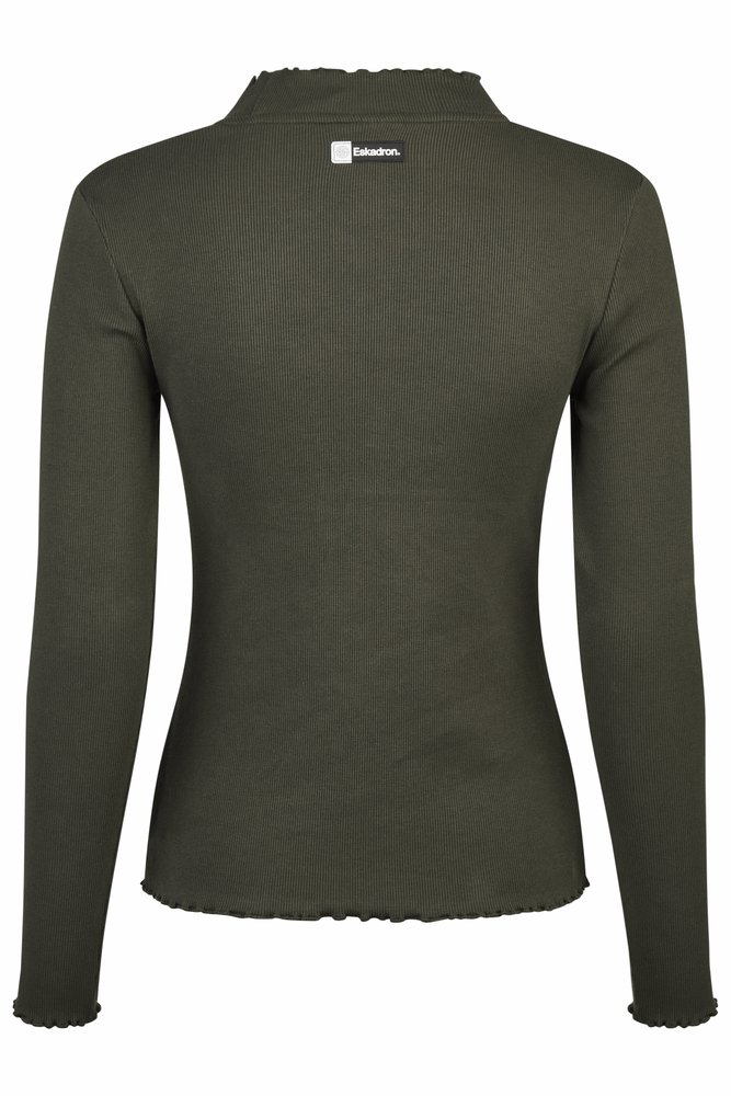 TURTLENECK RIB<br>SHIRT