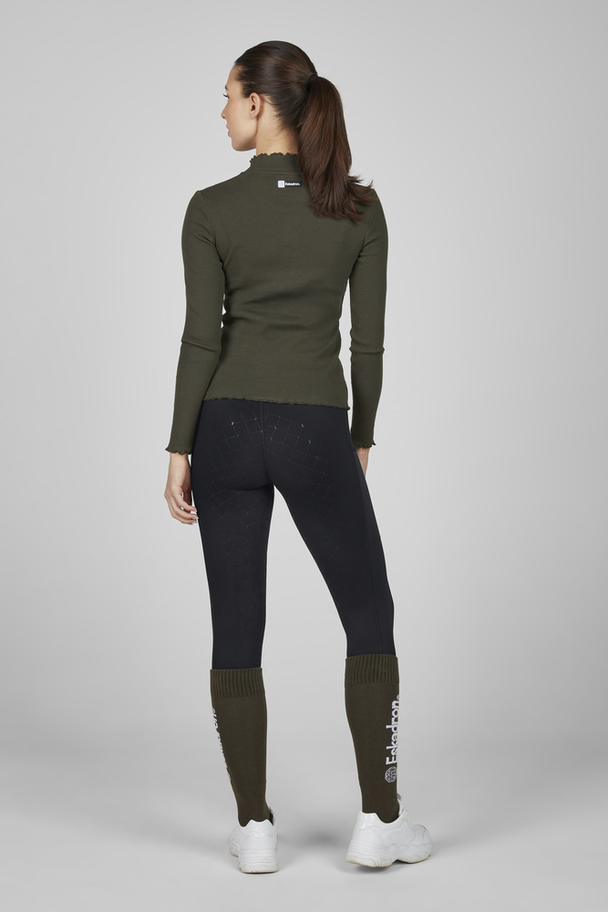 TURTLENECK RIB<br>SHIRT