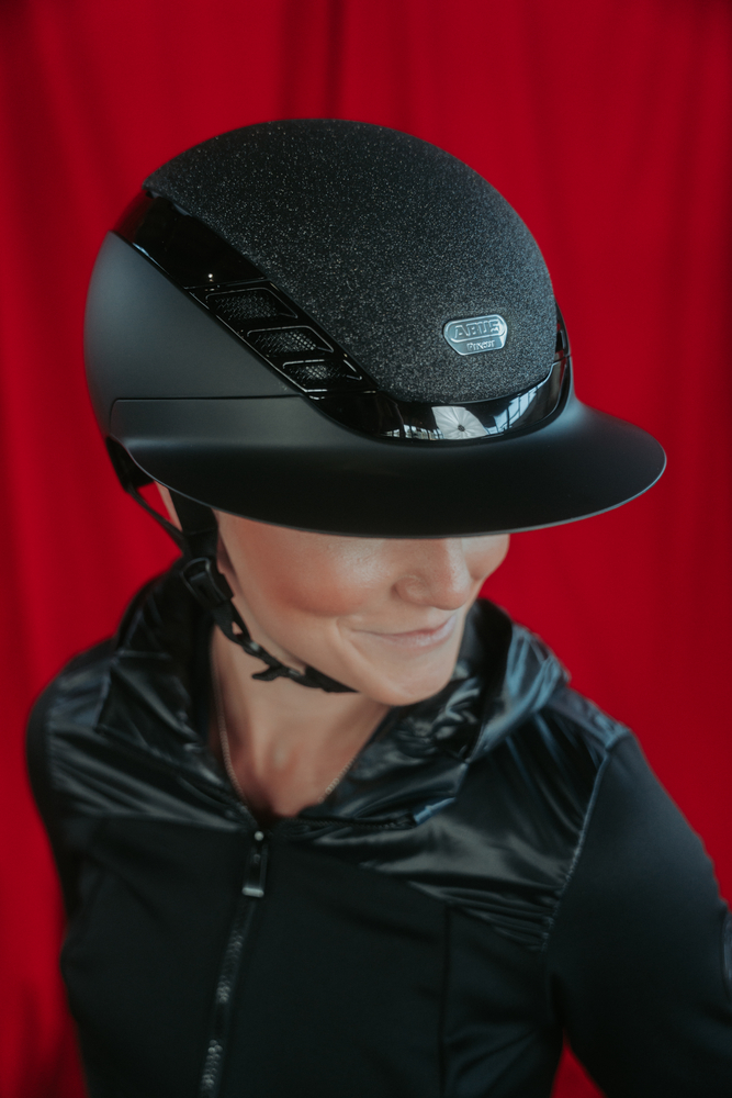 AIRLUXE SUPREME GLAM LONG VISOR<br>RIDING HELMET