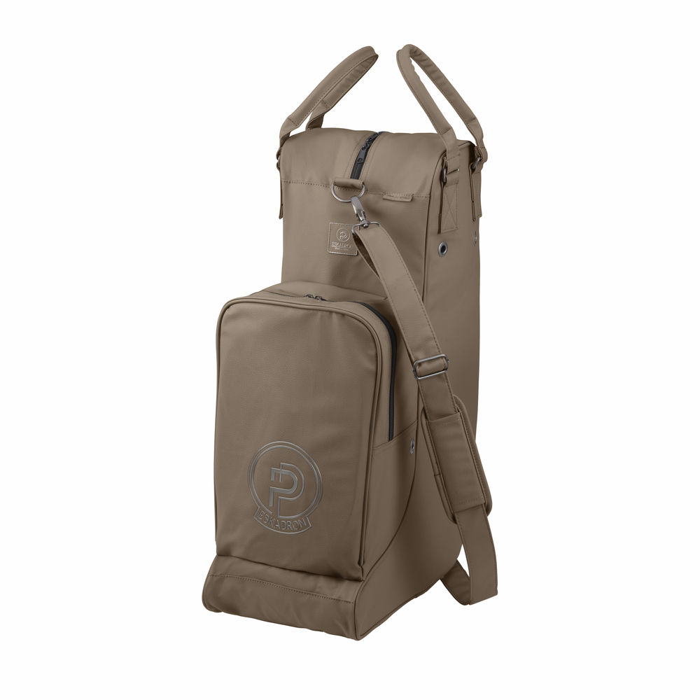 FAUX LEATHER<br>BOOT & HELMET BAG
