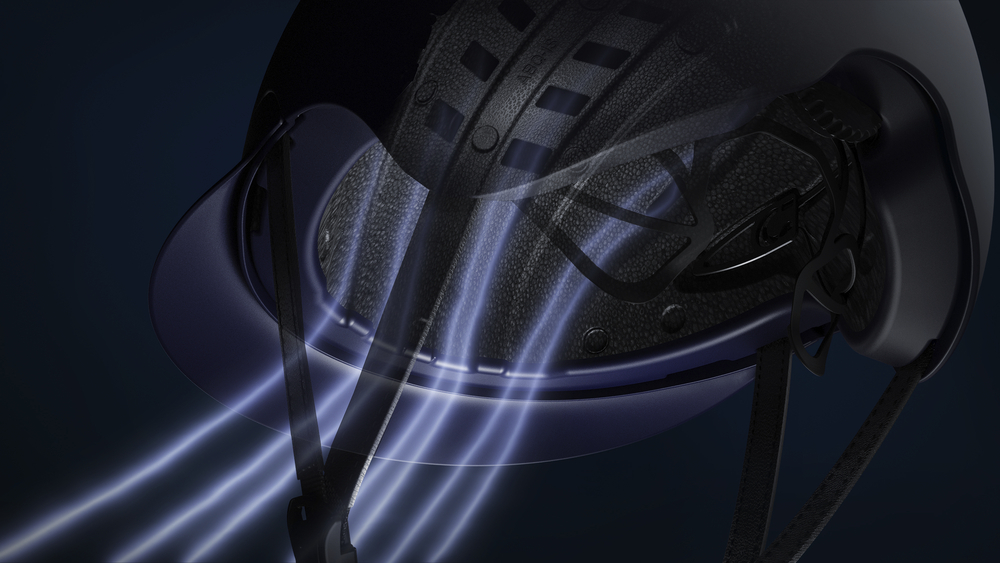 AIRLUXE CHROME L.V.<br>RIDING HELMET
