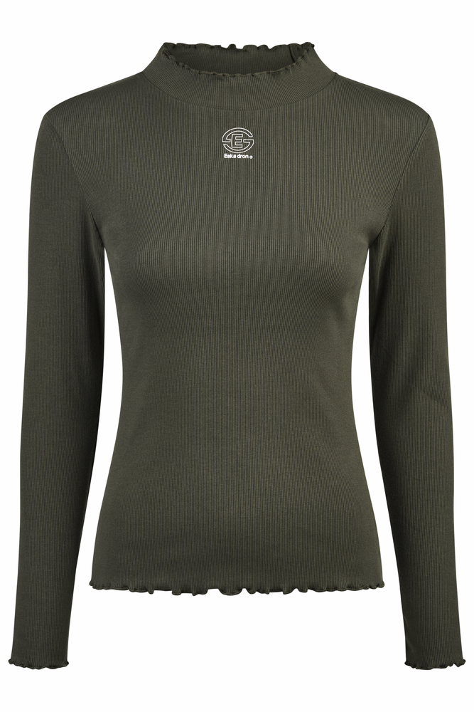 TURTLENECK RIB<br>SHIRT