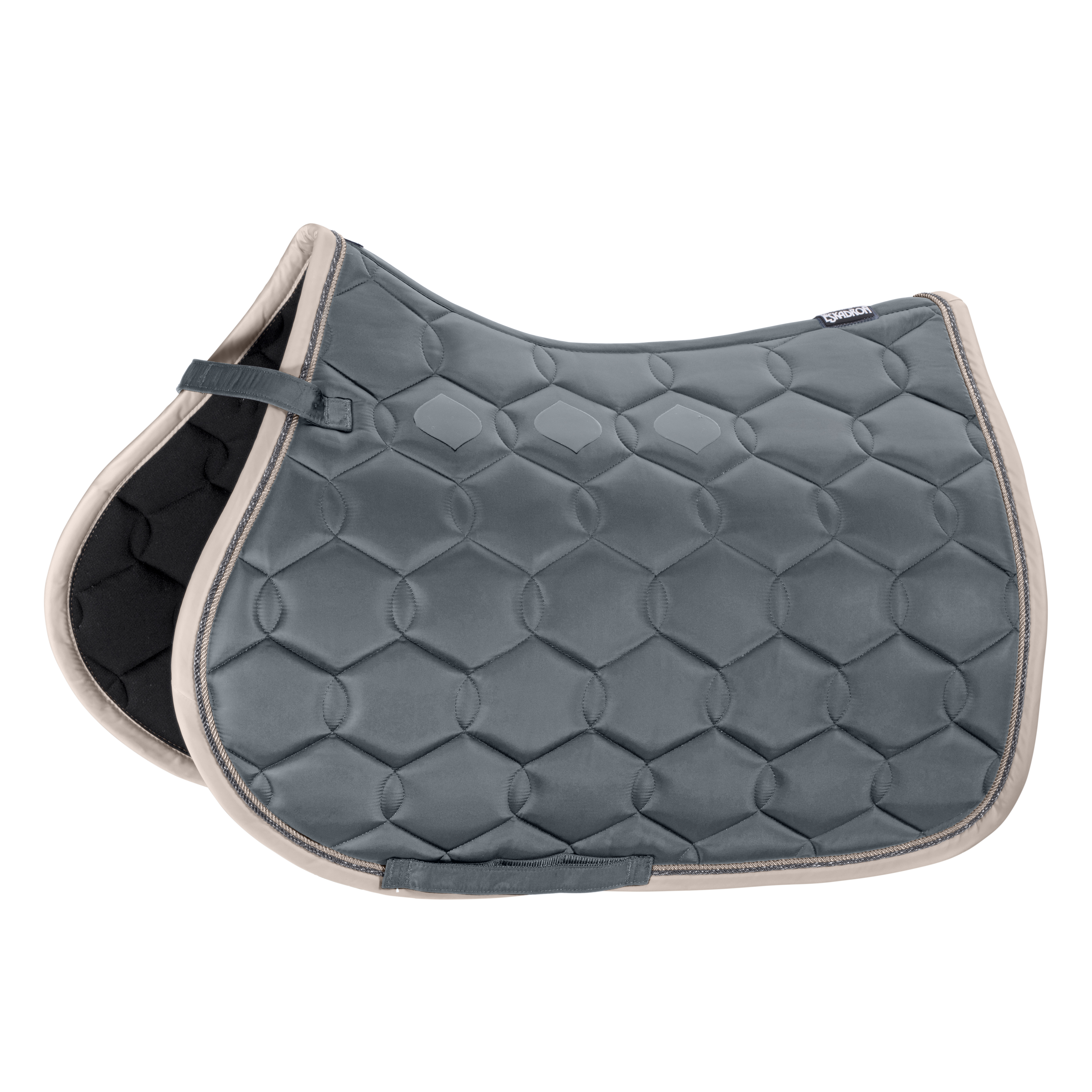 GLOSSY WAVE CONTRAST<br>SADDLE CLOTH