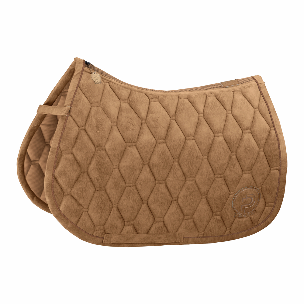 METALLIC FAUX LEATHER<br>SADDLE CLOTH