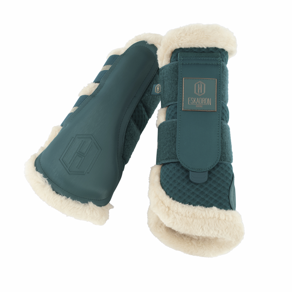 MESH FAUXFUR<br>TENDON BOOTS
