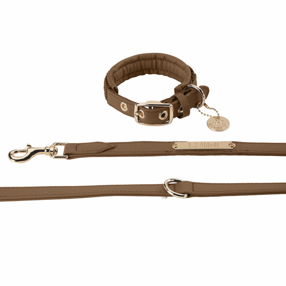FAUX LEATHER PLAIT<br>DOG SET