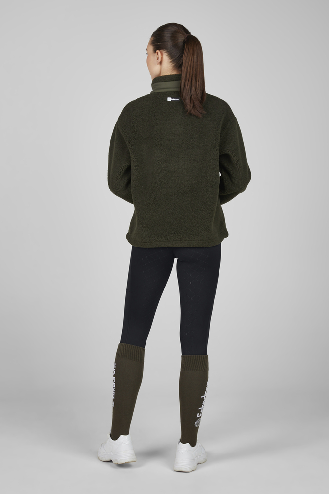 HALF-ZIP SWEATER TEDDY<br>SHIRT