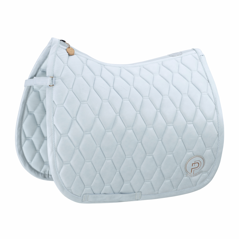 METALLIC FAUX LEATHER<br>SADDLE CLOTH