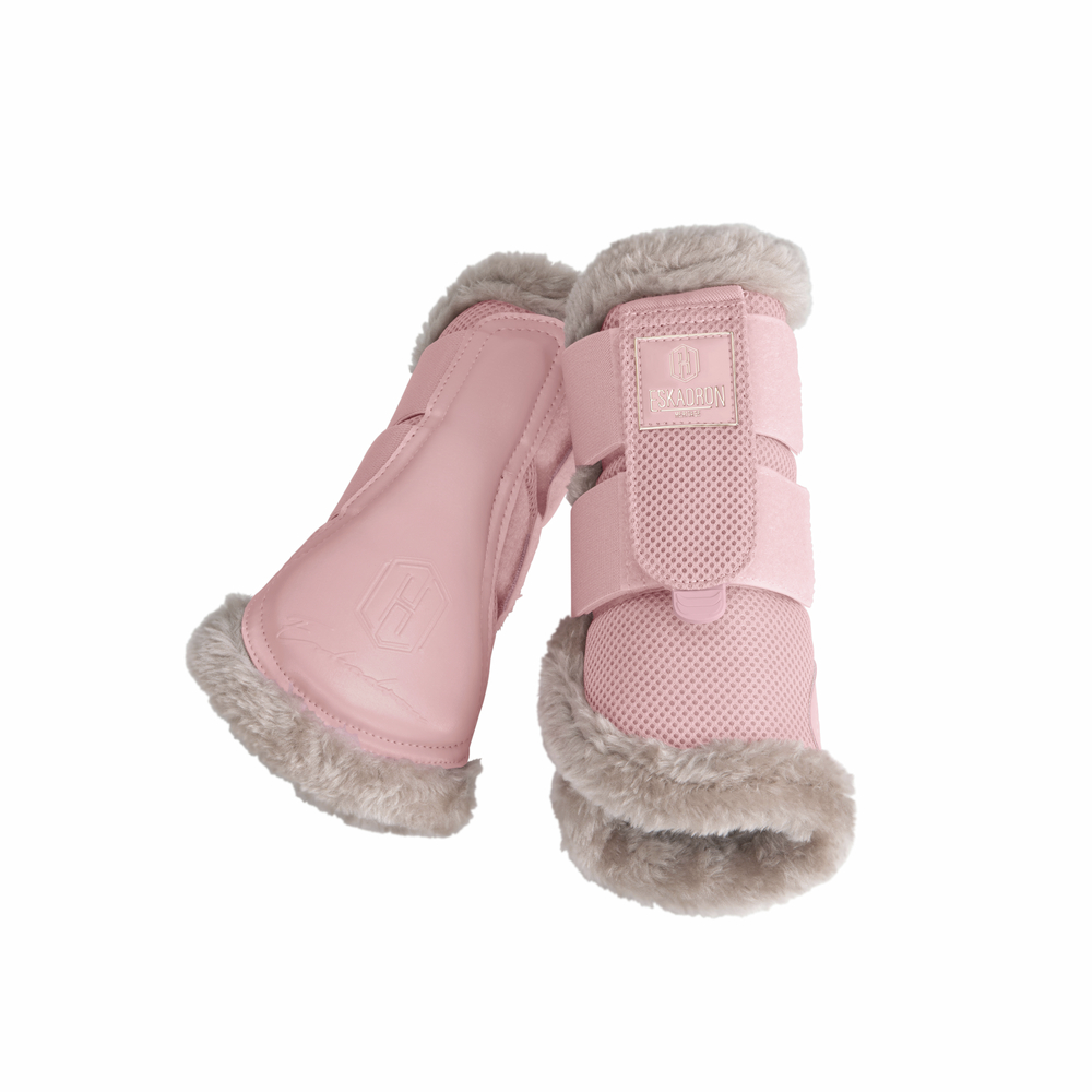 MESH FAUXFUR<br>TENDON BOOTS