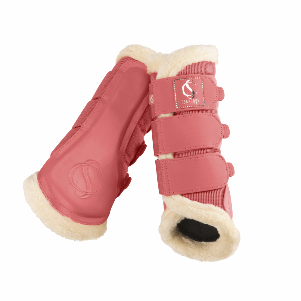 MESH FAUXFUR<br>TENDON BOOTS